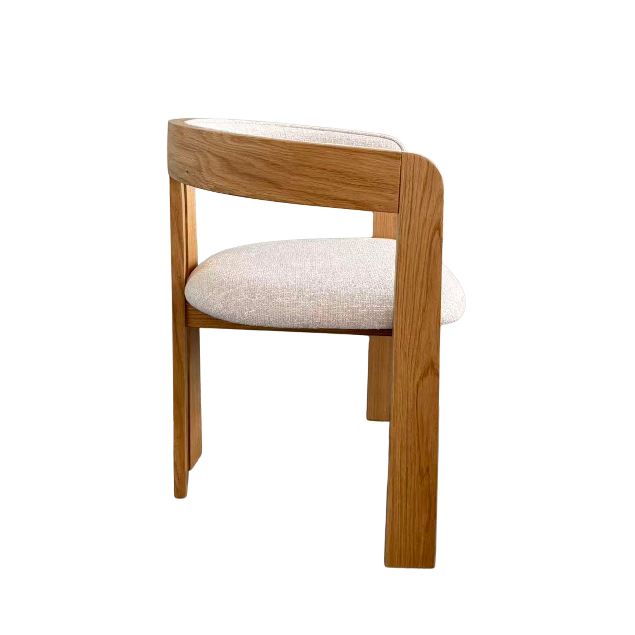 CDC12777-HN Natural Dining Armchair - California Beige (Set of 2)