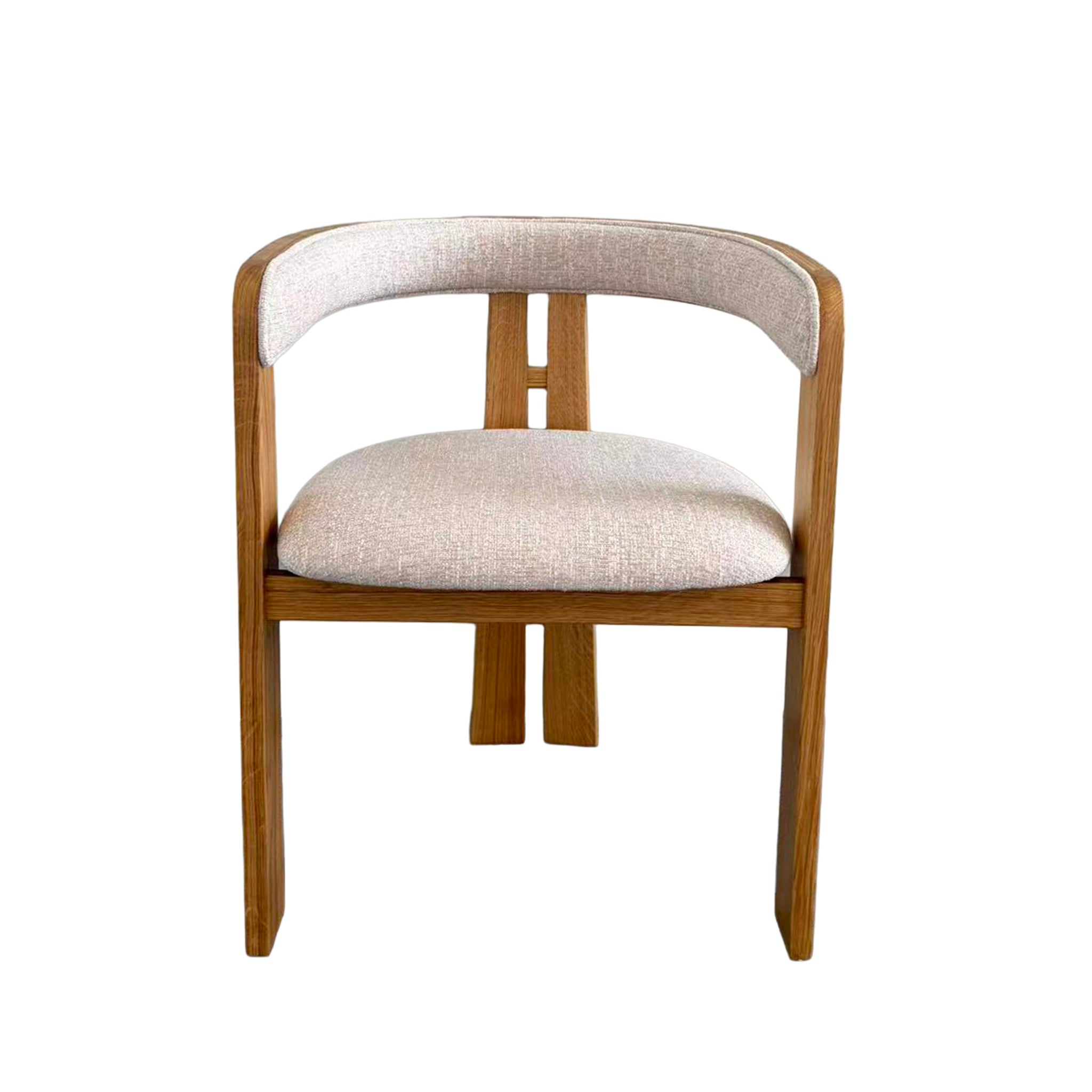 CDC12777-HN Natural Dining Armchair - California Beige (Set of 2)