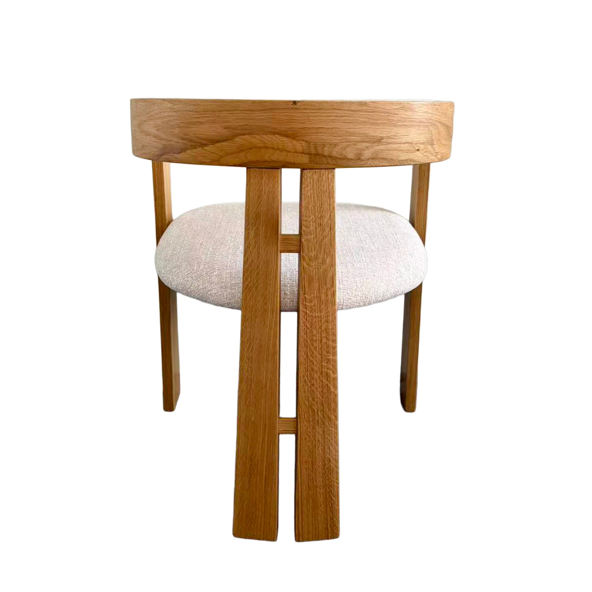 CDC12777-HN Natural Dining Armchair - California Beige (Set of 2)