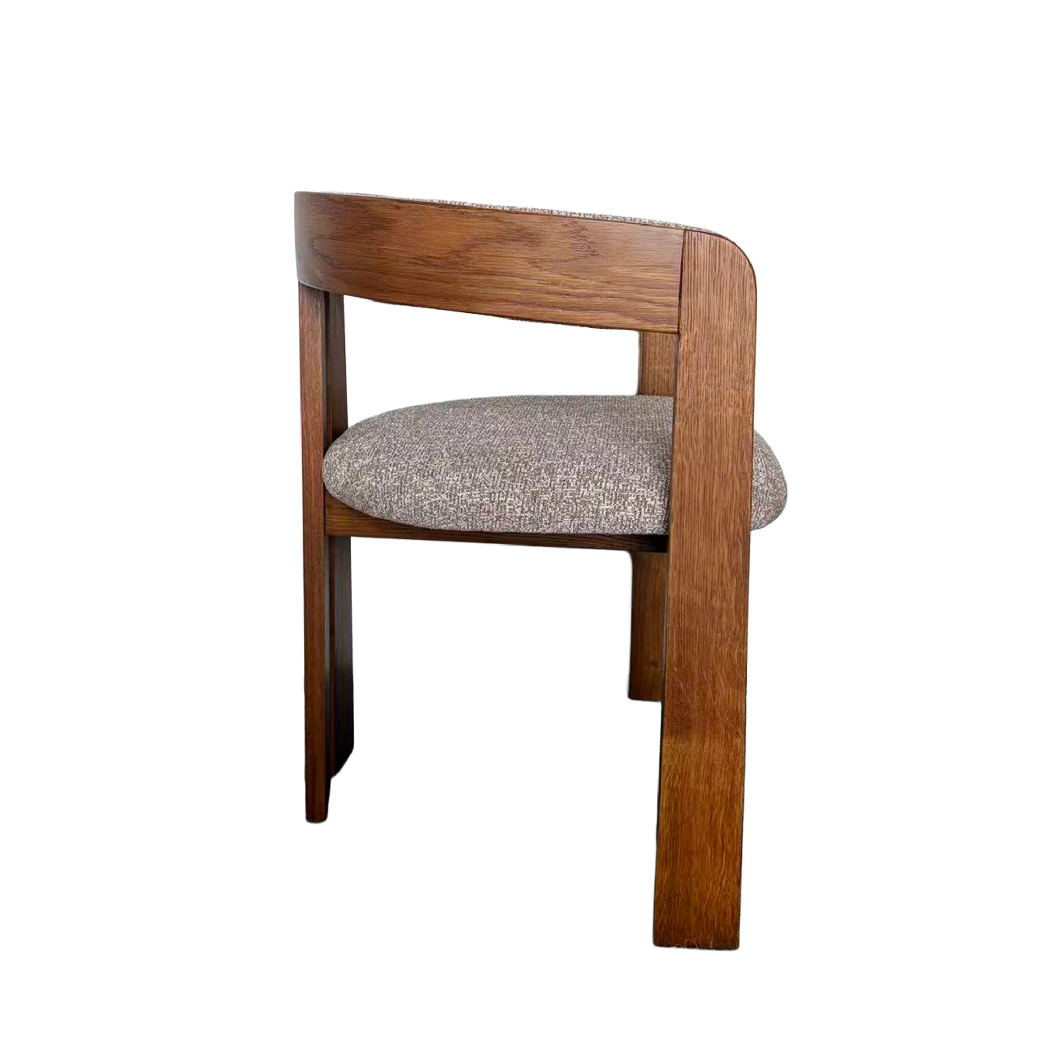 CDC12778-HN Distressed Walnut Dining Armchair - California Taupe (Set of 2)