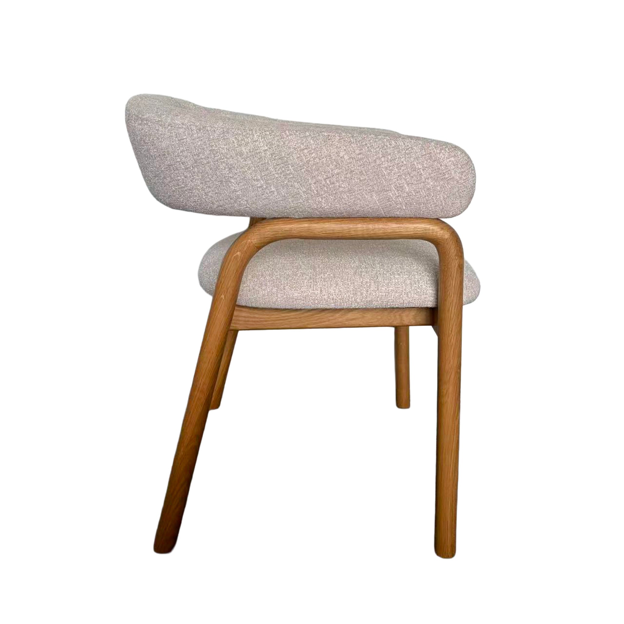 CDC12779-HN Natural Dining Armchair - California Beige (Set of 2)