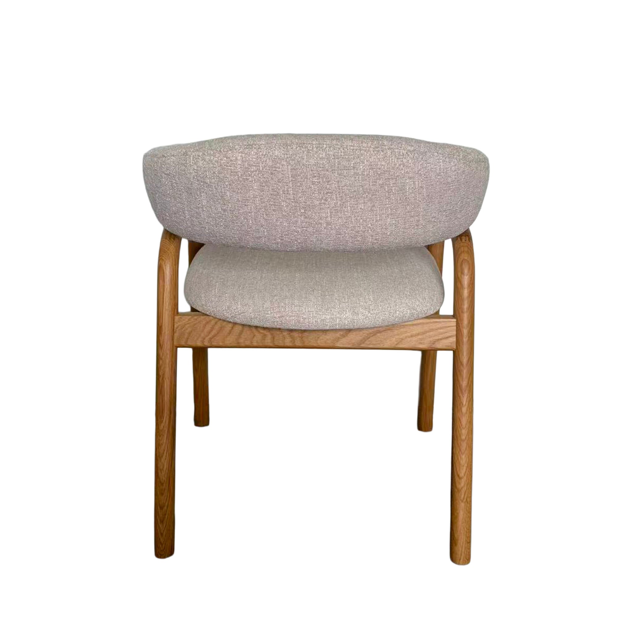 CDC12779-HN Natural Dining Armchair - California Beige (Set of 2)