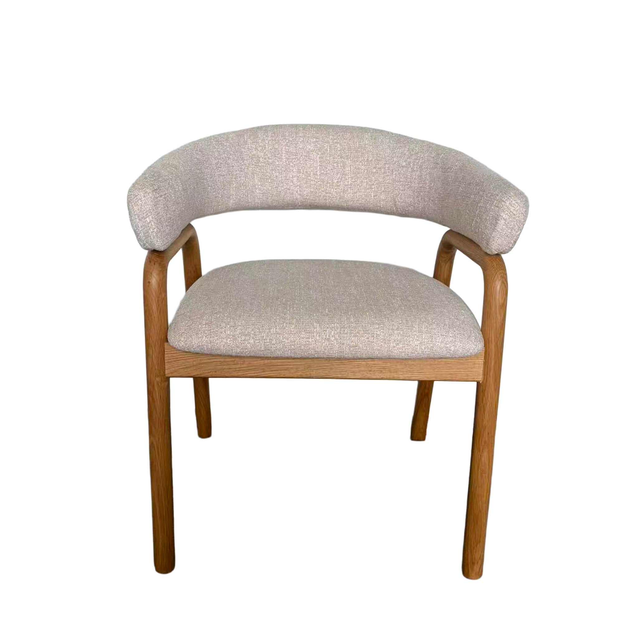 CDC12779-HN Natural Dining Armchair - California Beige (Set of 2)
