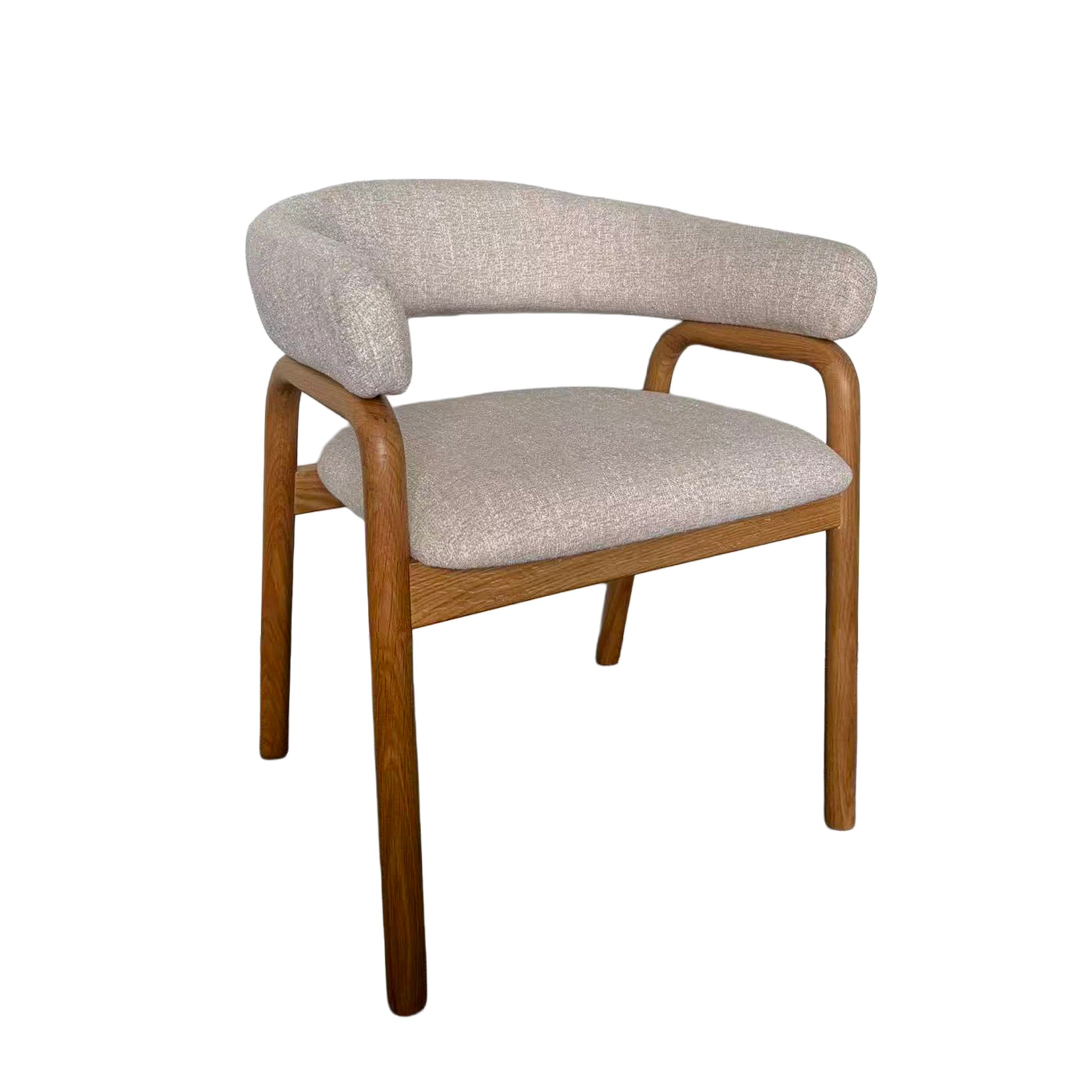 CDC12779-HN Natural Dining Armchair - California Beige (Set of 2)
