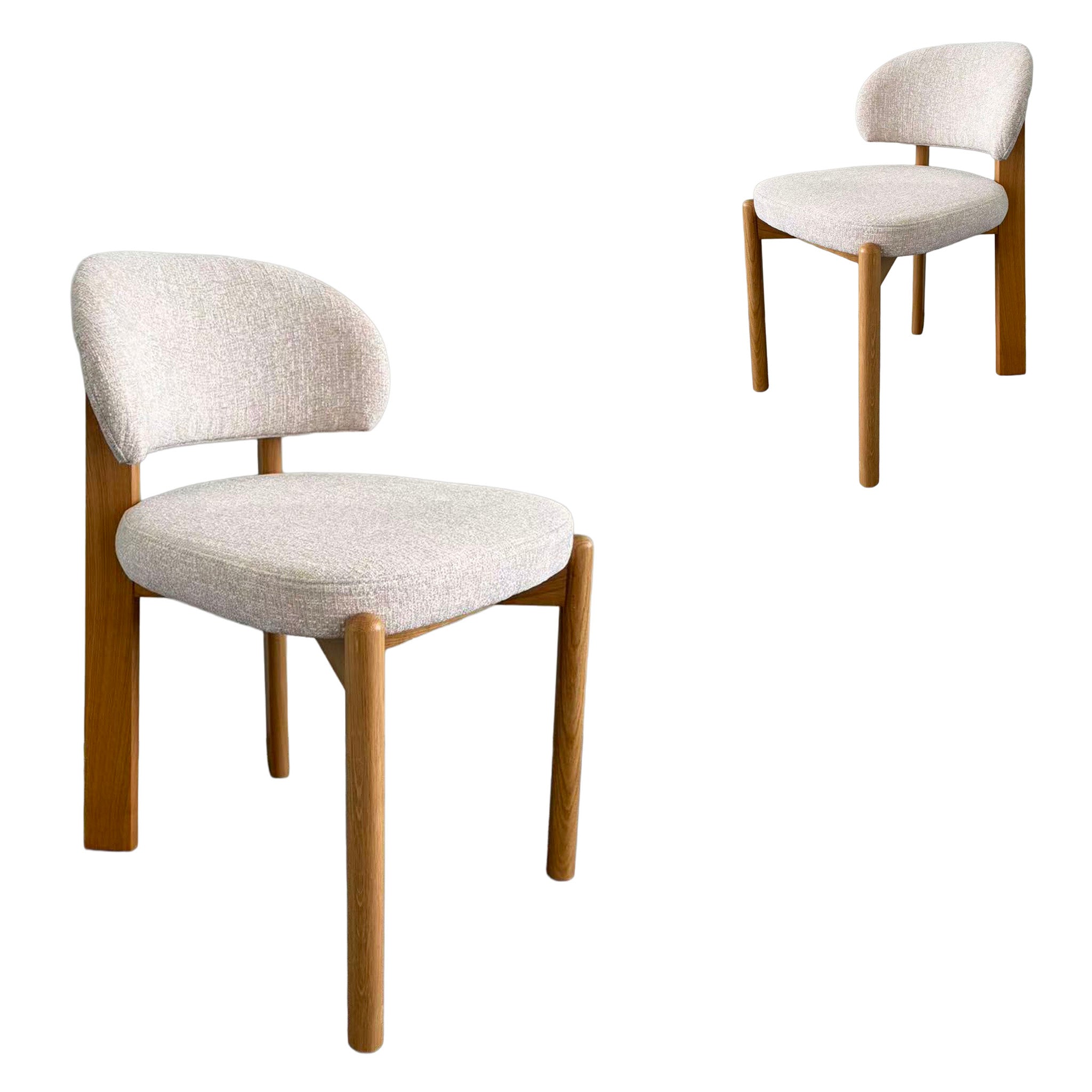 CDC12782-HN Natural Dining Chair - California Beige (Set of 2)