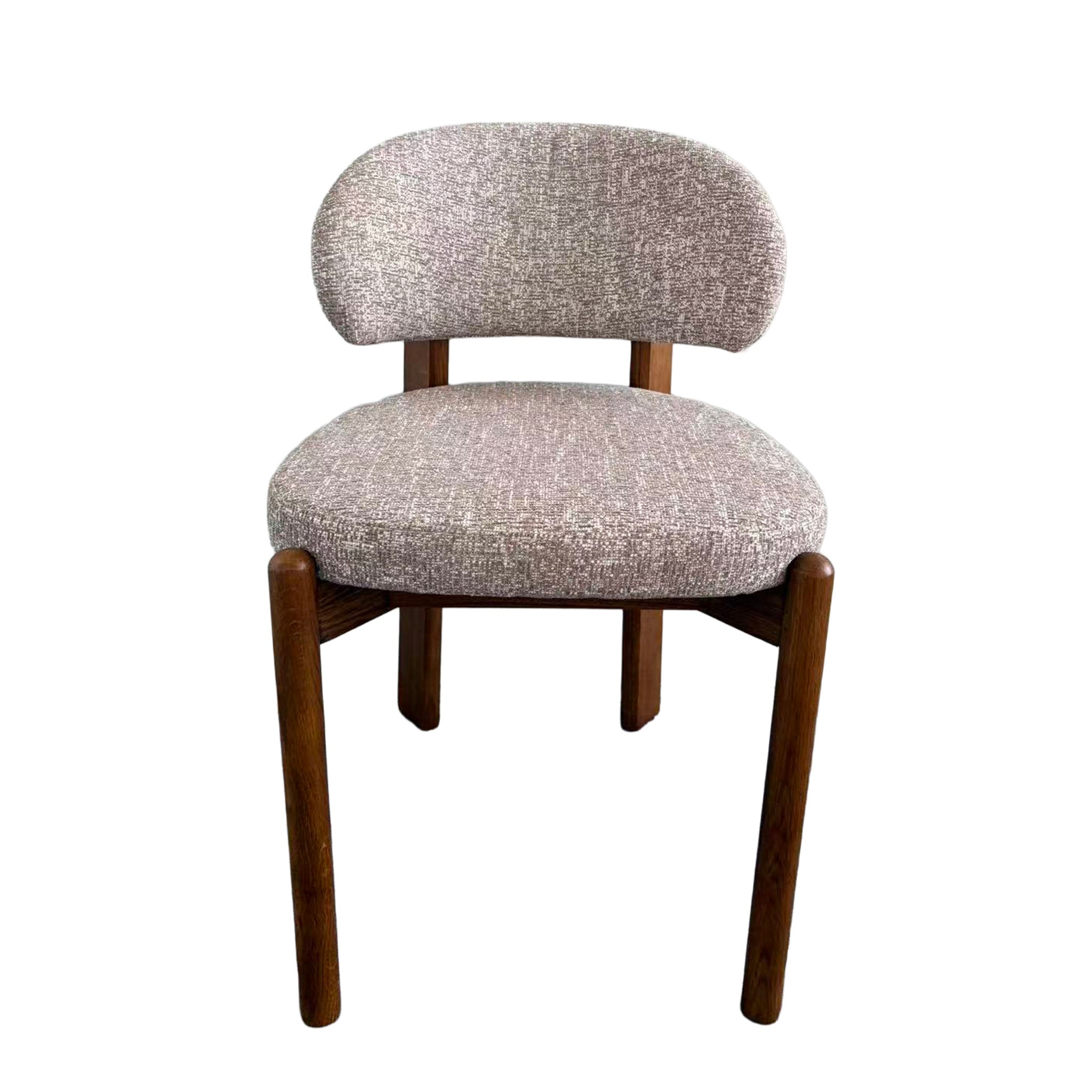 CDC12783-HN Distressed Walnut Dining Chair - California Taupe (Set of 2)