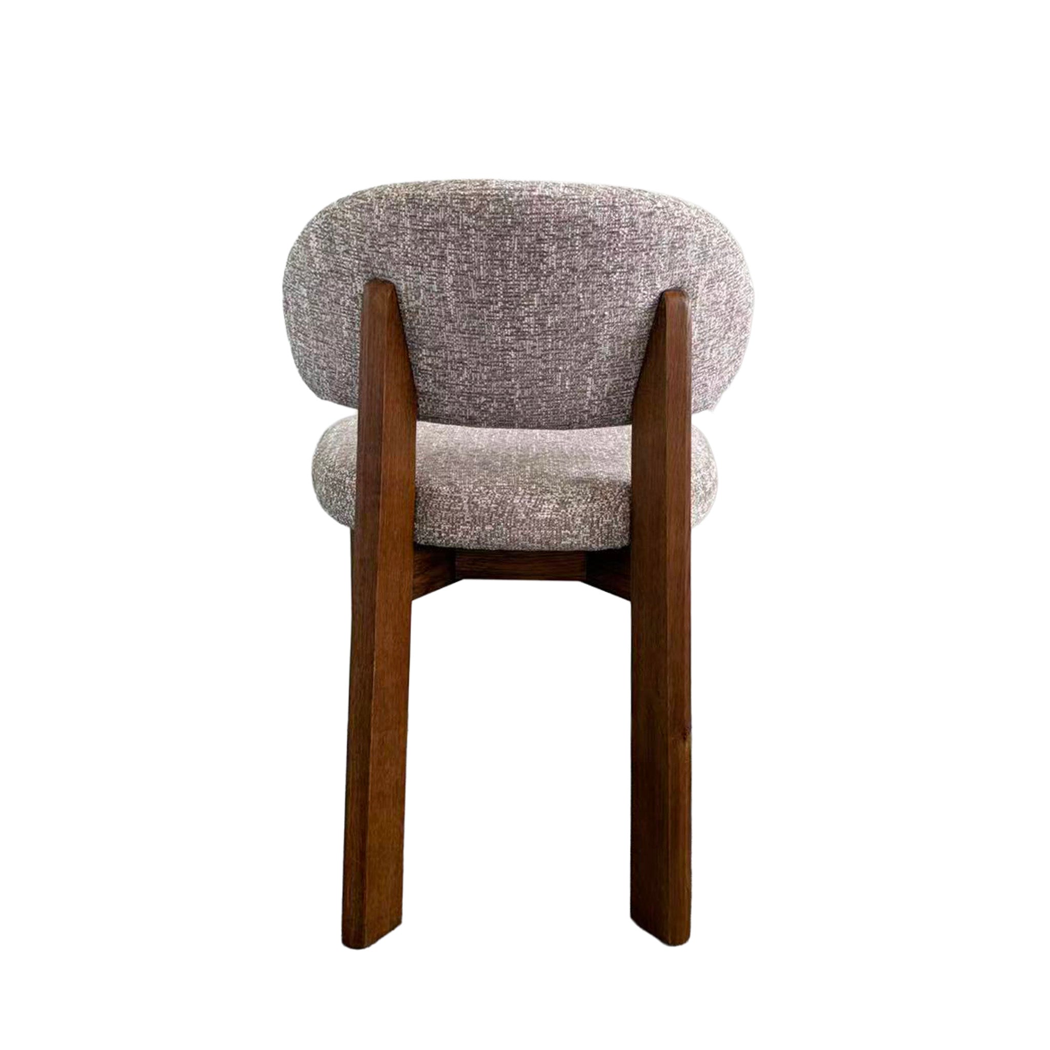 CDC12783-HN Distressed Walnut Dining Chair - California Taupe (Set of 2)