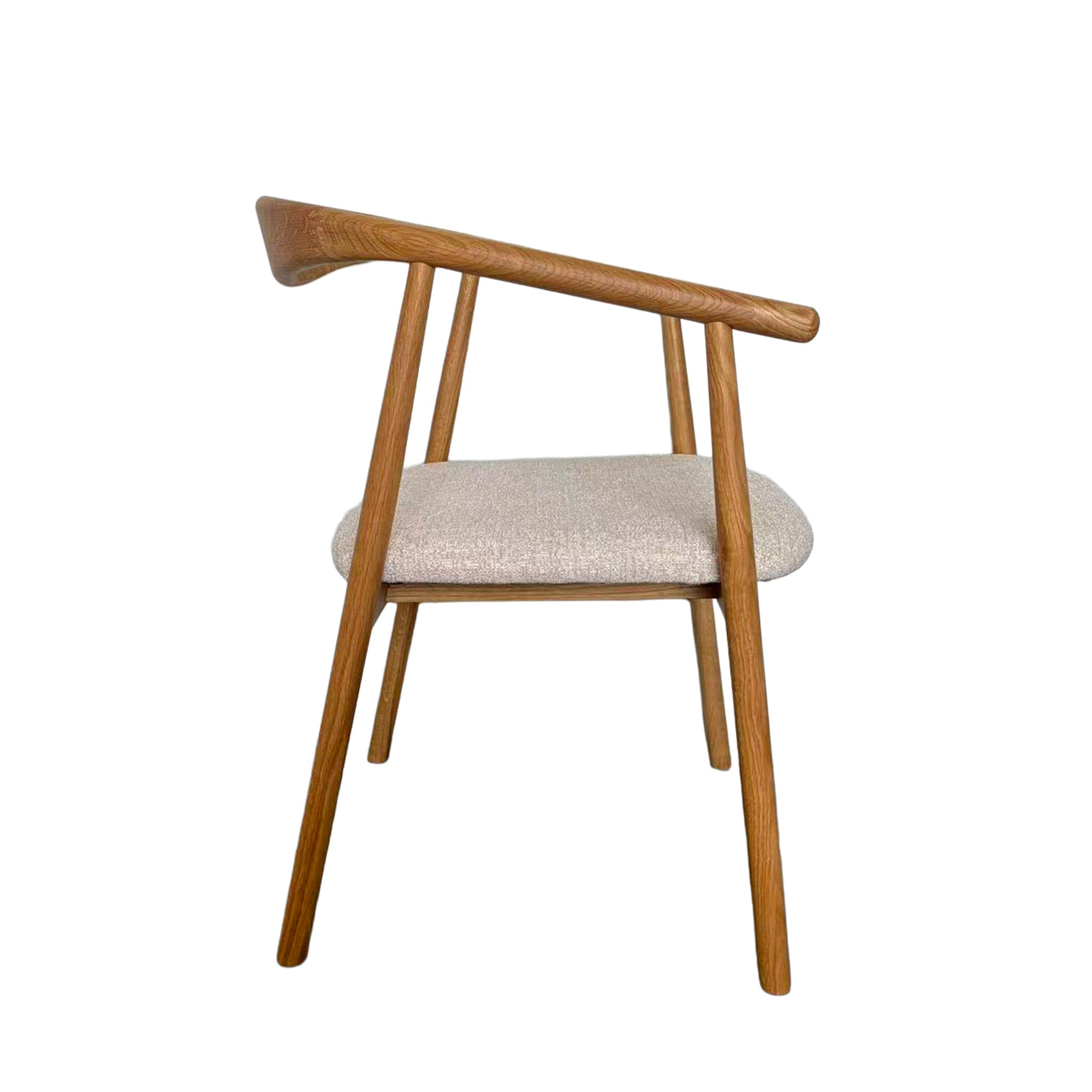 CDC12784-HN Natural Dining Armchair - California Beige (Set of 2)