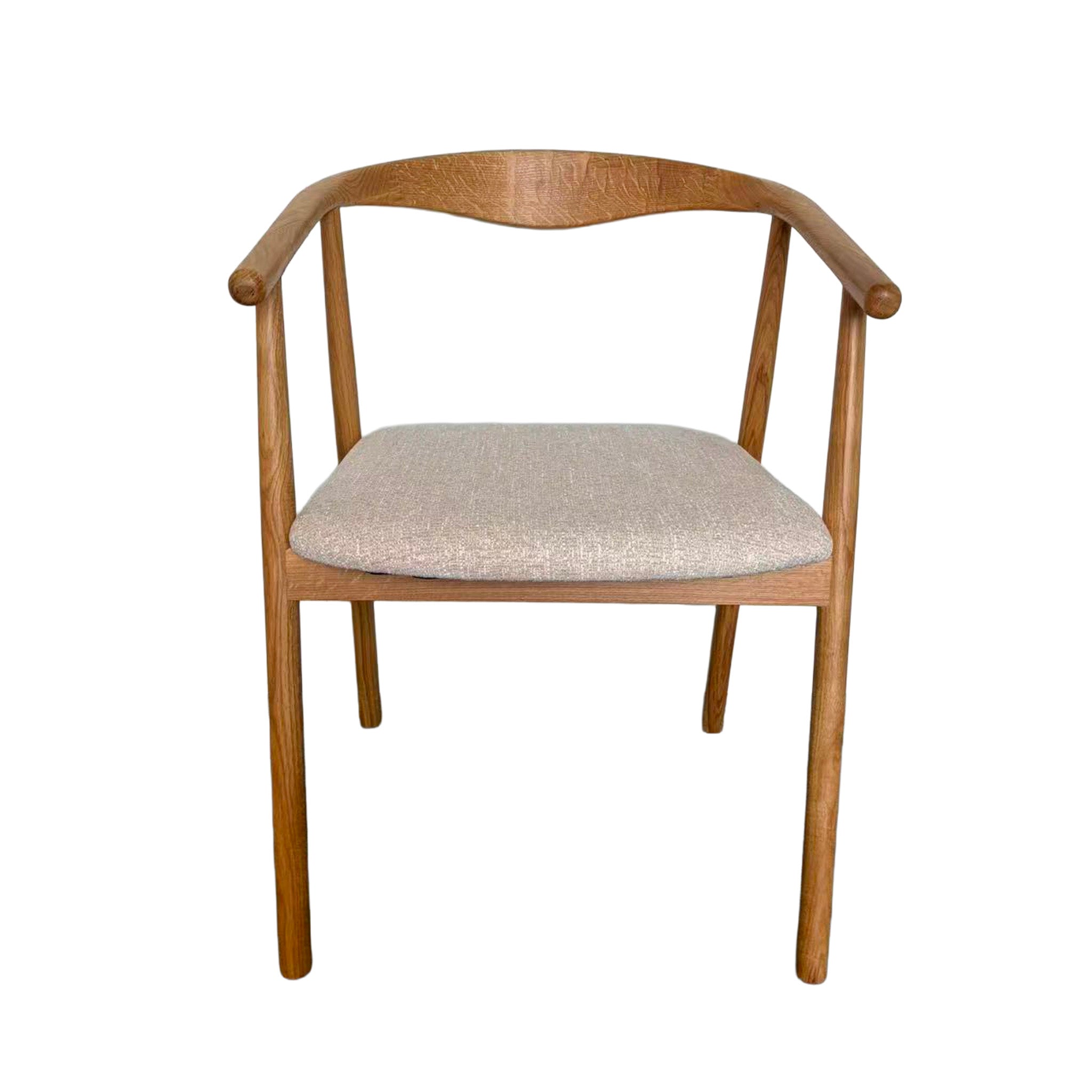 CDC12784-HN Natural Dining Armchair - California Beige (Set of 2)