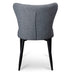 Fabric Dining Chair - Pebble Grey with Black Legs (Clearance) - image 6