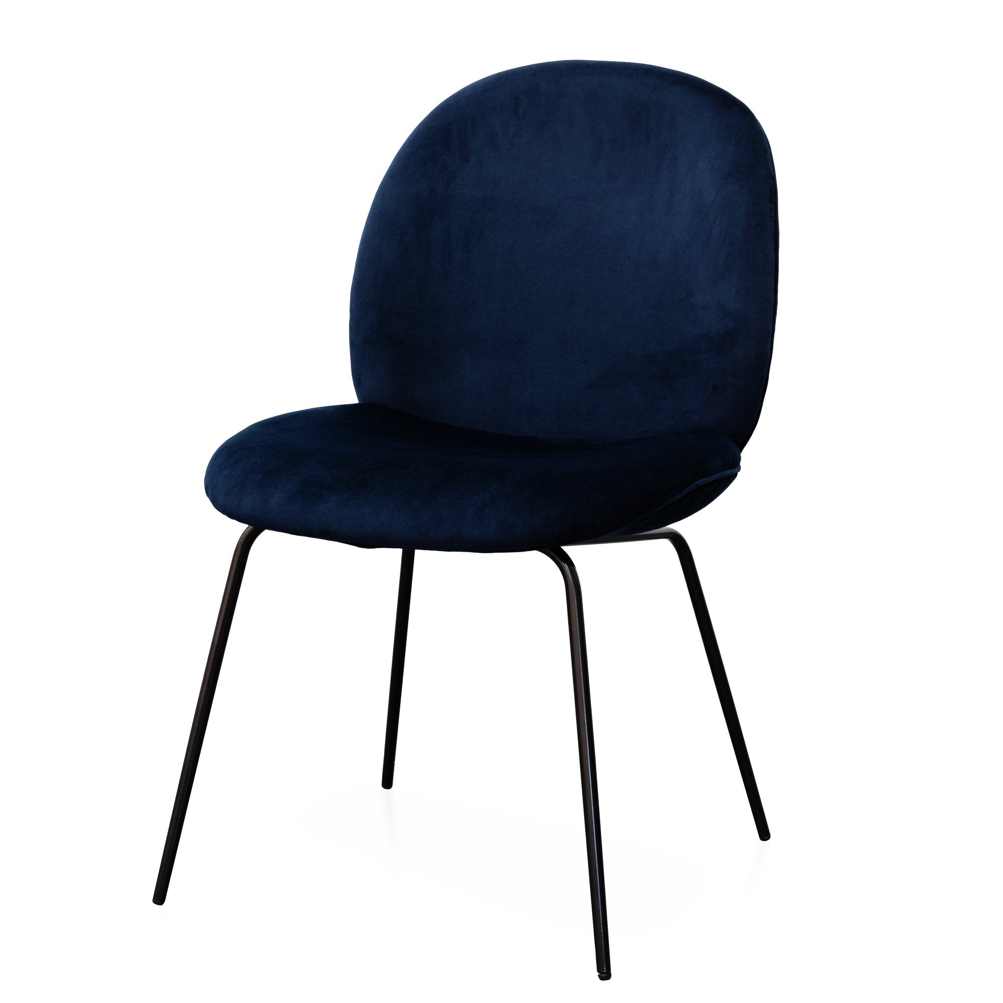 Willis Dining Chair - Navy Velvet