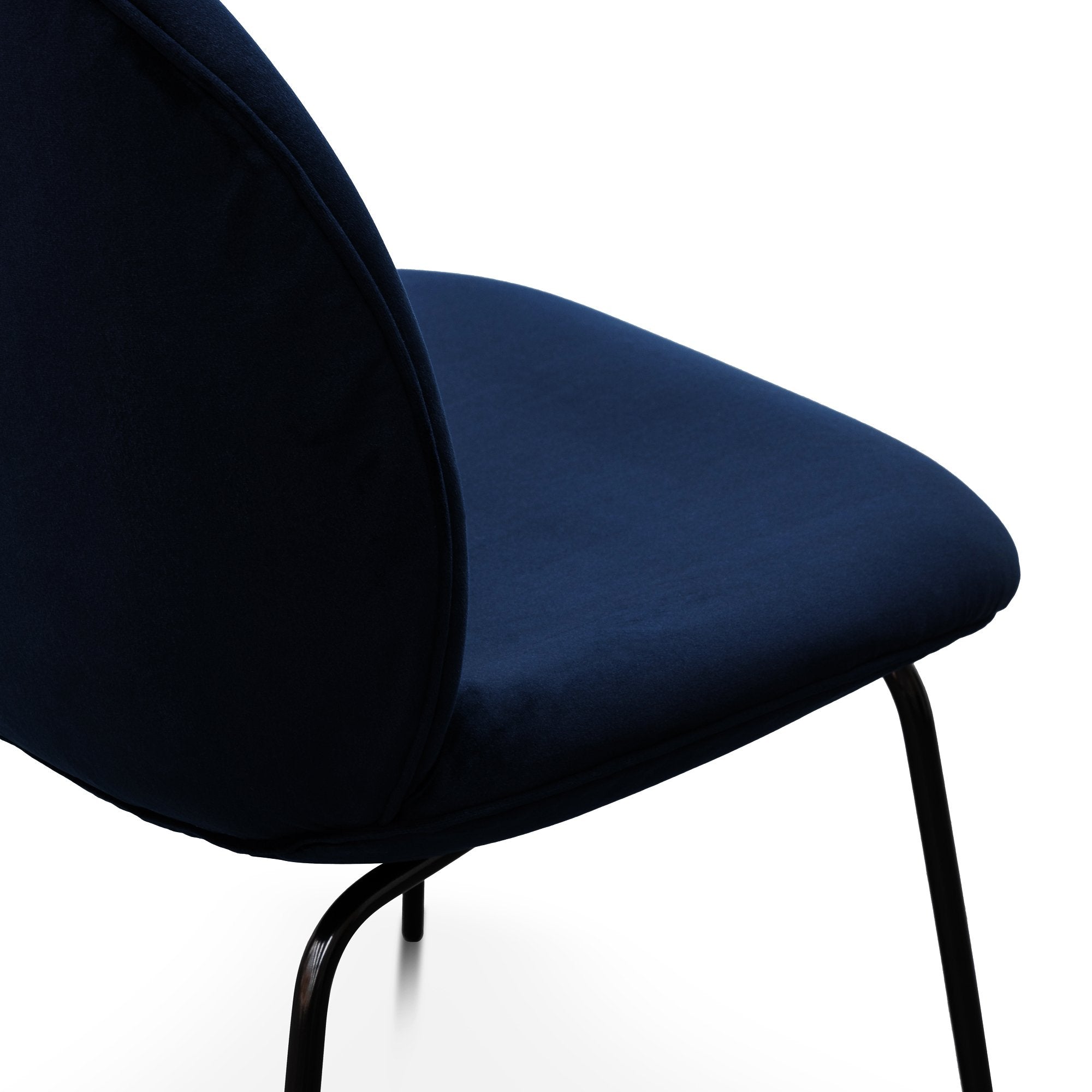 Willis Dining Chair - Navy Velvet