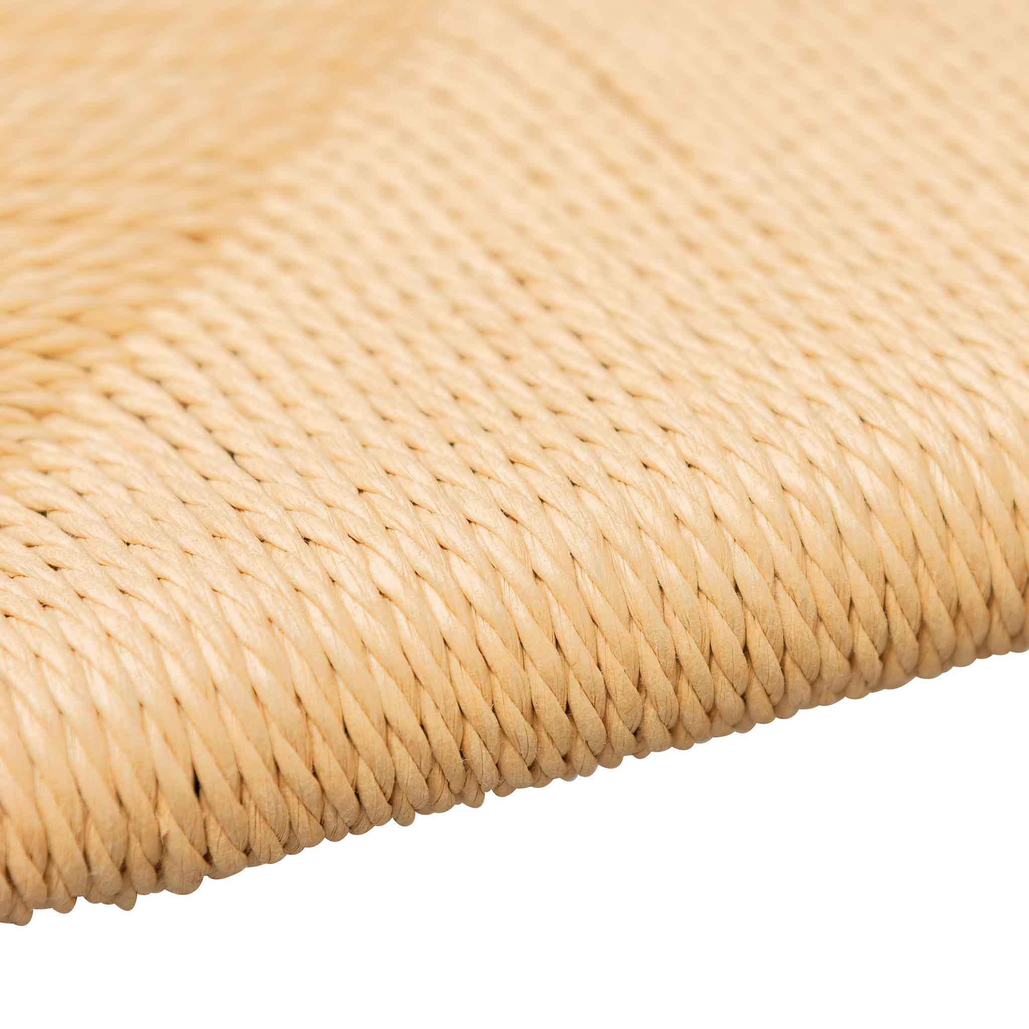 CDC6621-OW Rattan Black Dining Chair - Natural Seat (Set of 2)