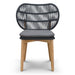 Outdoor Dining Chair - Anthracite Grey Cushion (Set of 2) - image 3