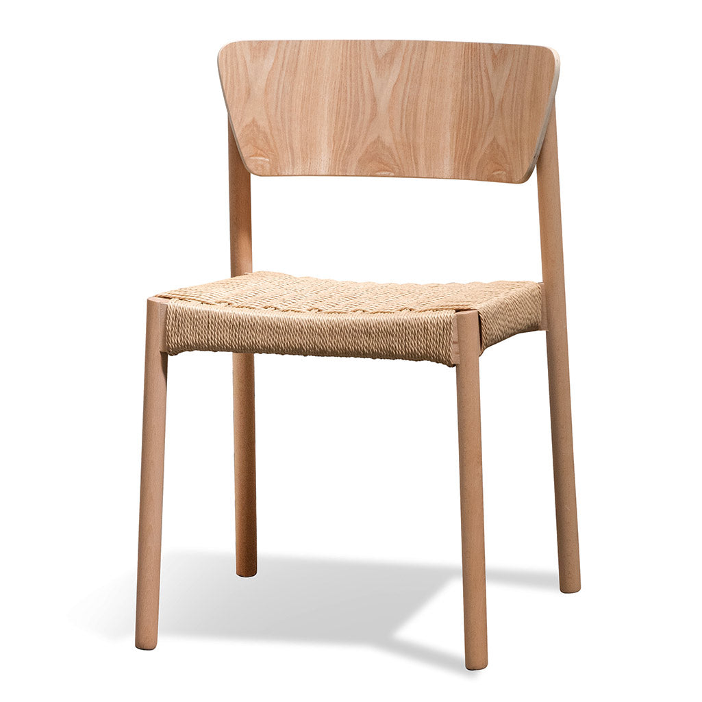 Rope Seat Dining Chair - Natural (Set of 2)