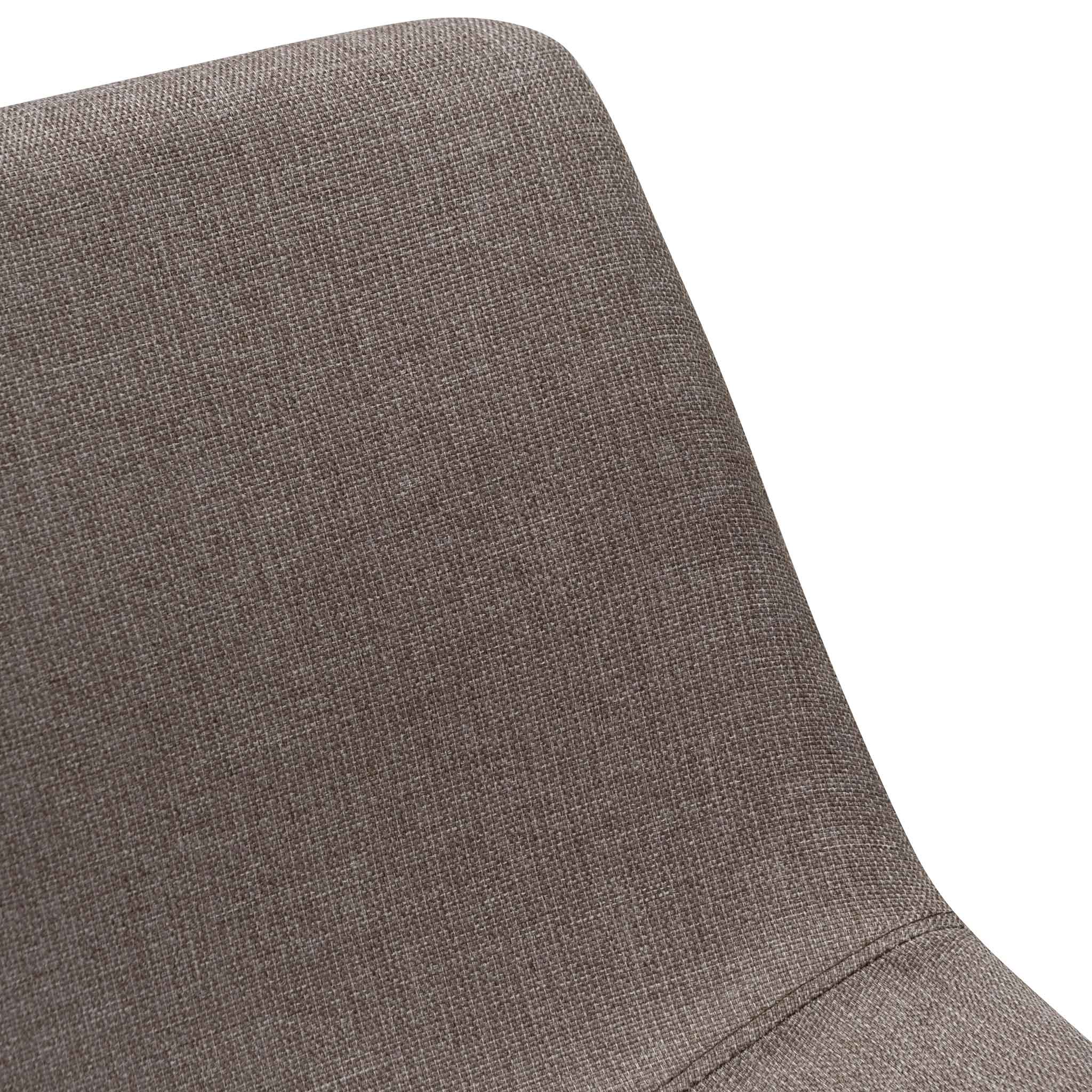 Set of 2 - Darcy Fabric Dining Chair - Brown Grey