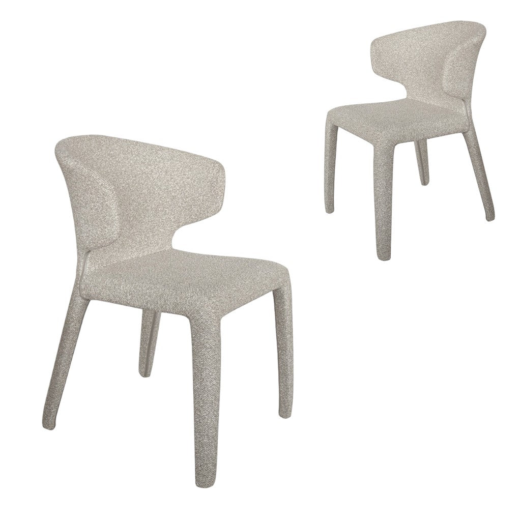 Set of 2 - Pollard Dining Chair - Clay Grey