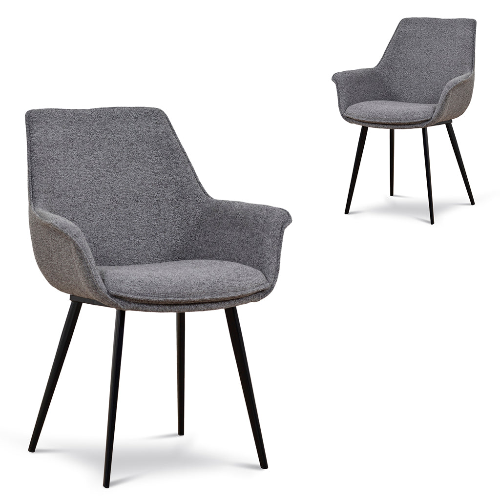 Dining Chair - Spec Charcoal (Set of 2)