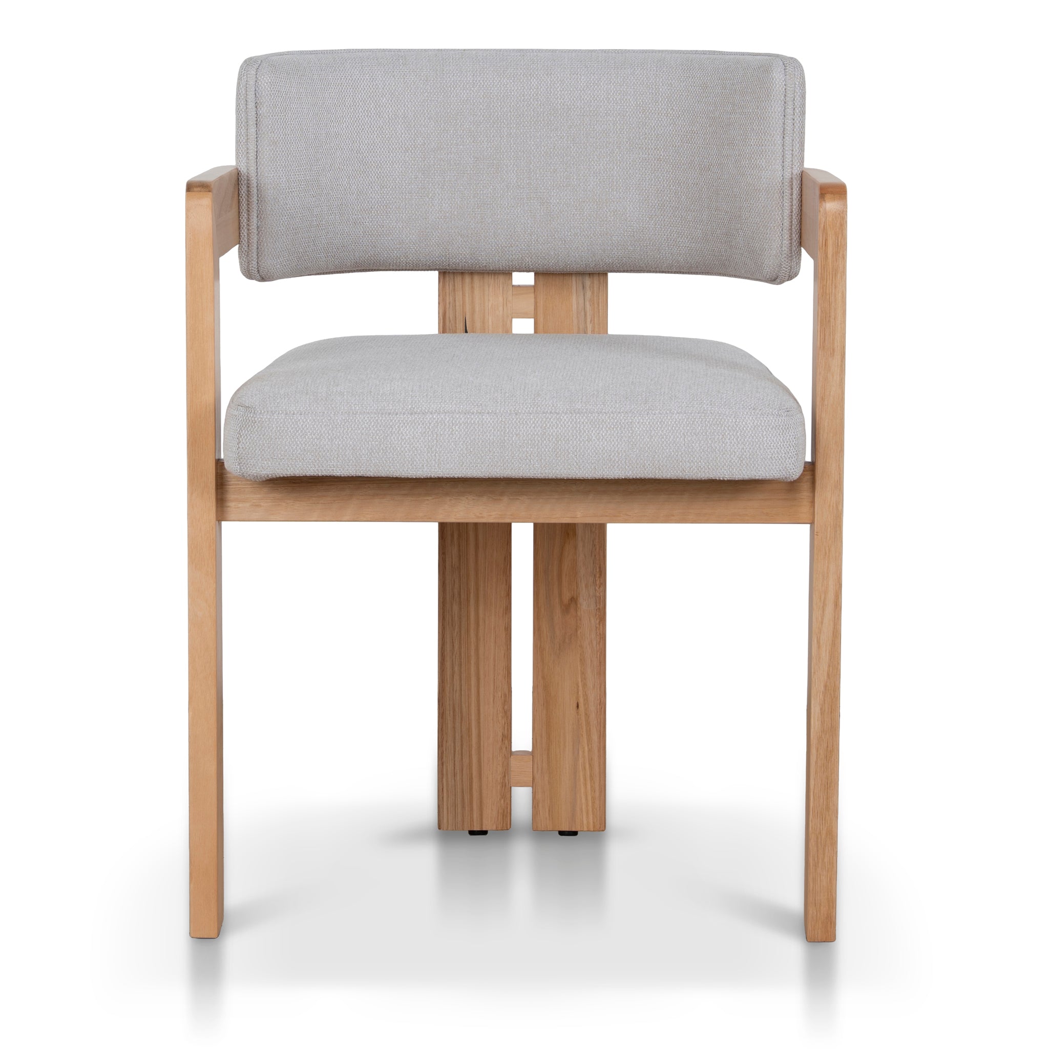 Natural Ash Dining Chair - Stone Beige (Set of 2) - image 2