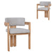 Natural Ash Dining Chair - Stone Beige (Set of 2)