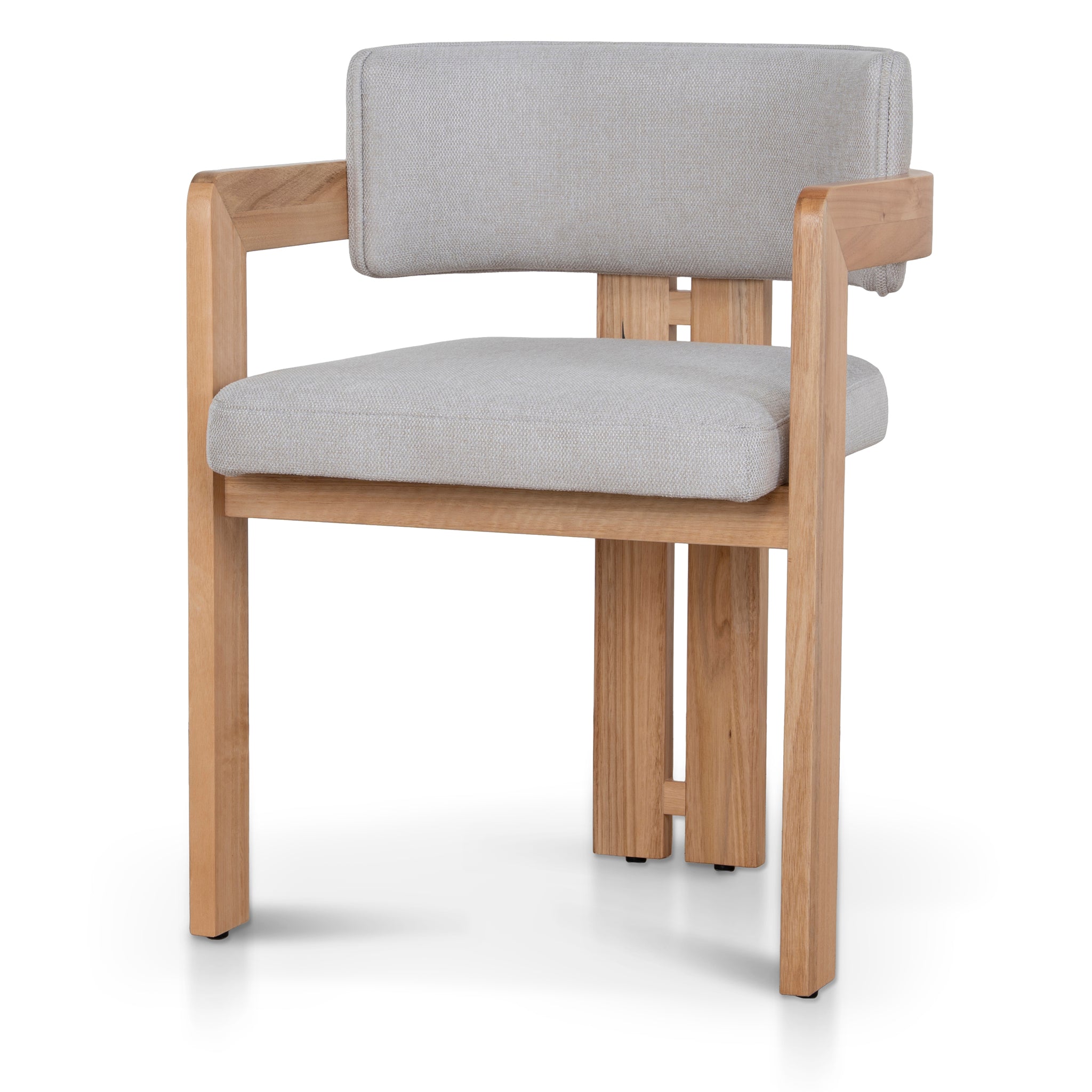 Natural Ash Dining Chair - Stone Beige (Set of 2)