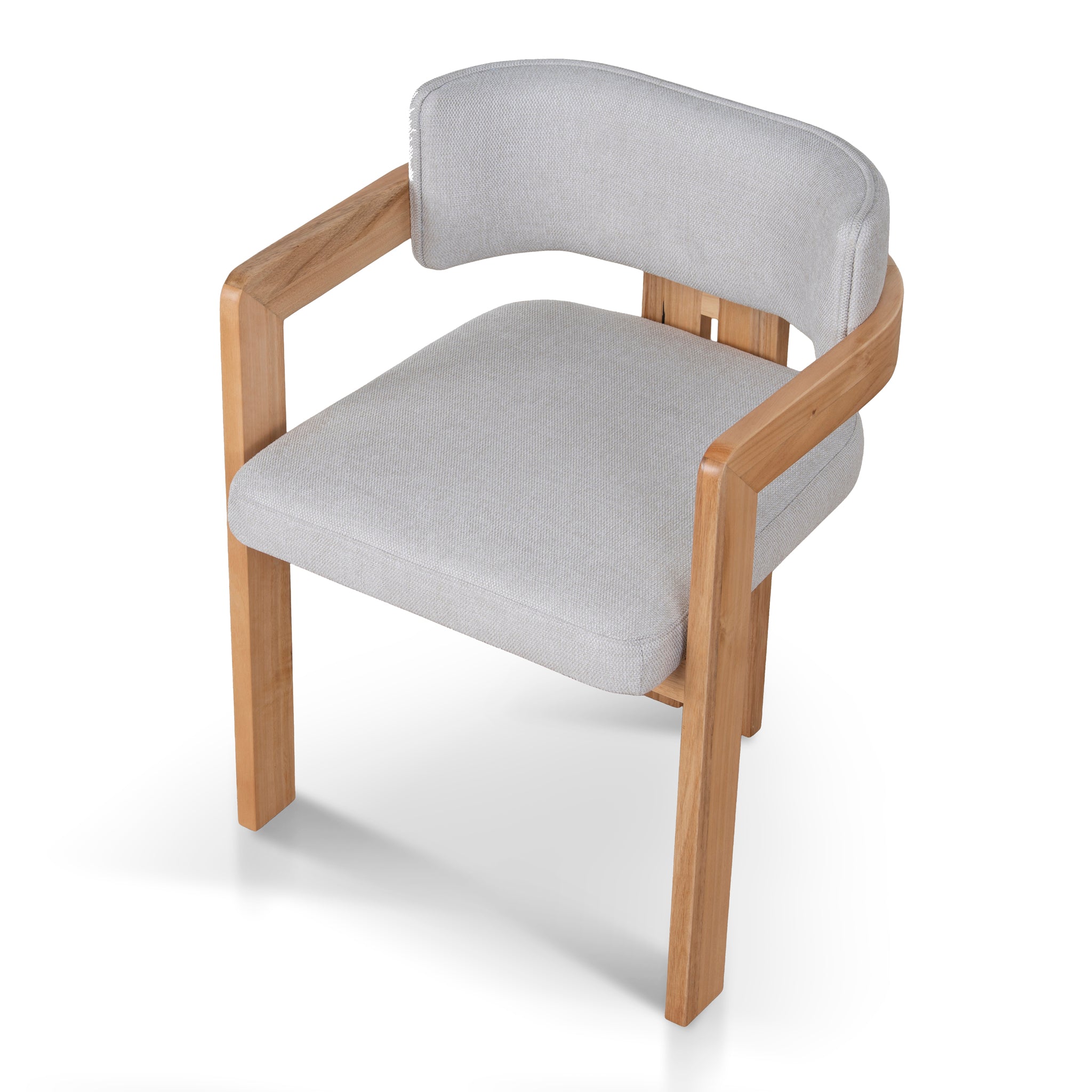 Natural Ash Dining Chair - Stone Beige (Set of 2) - image 7