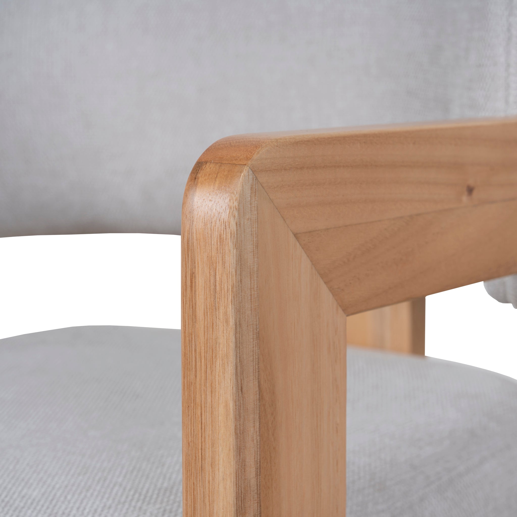 Natural Ash Dining Chair - Stone Beige (Set of 2) - image 8