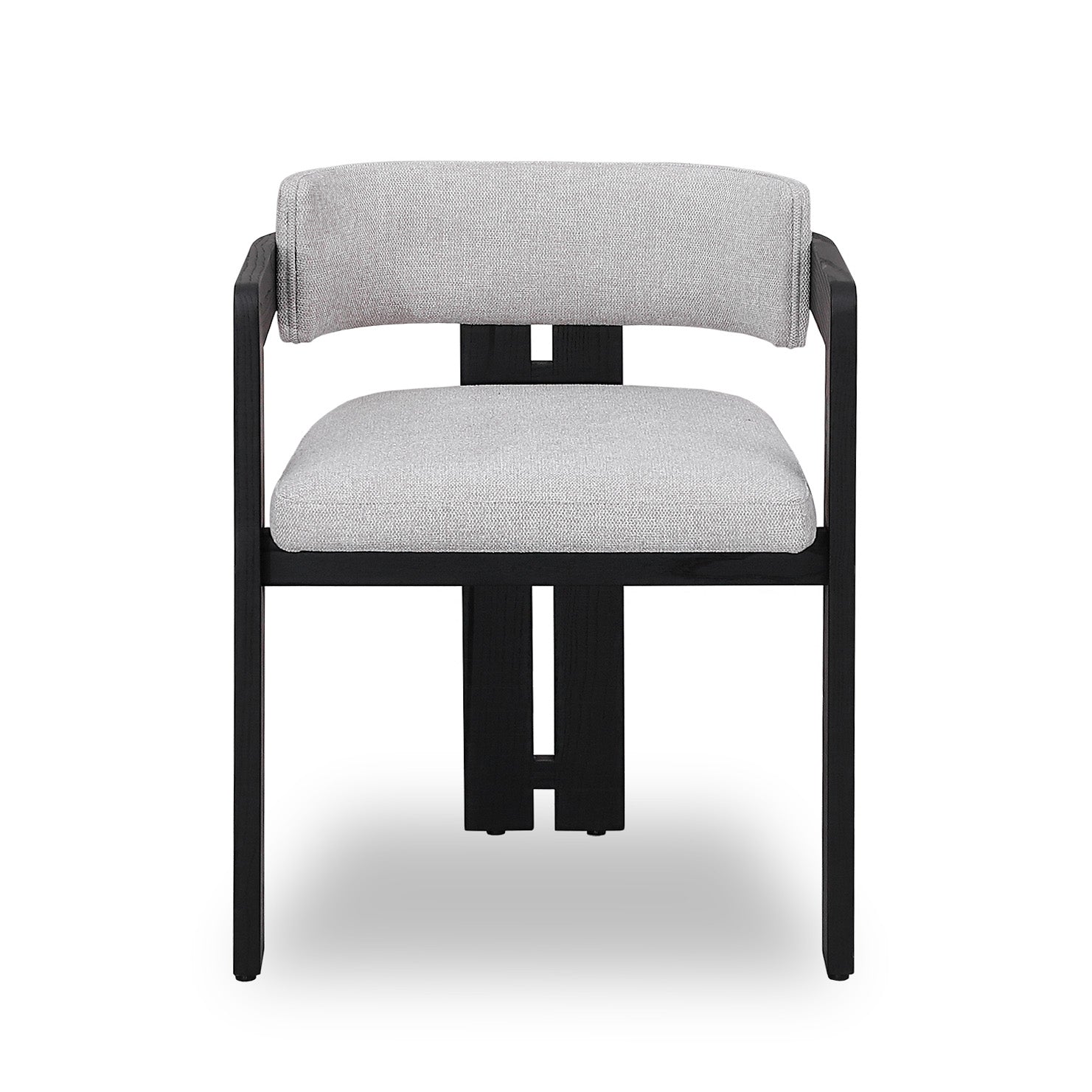 CDC8774-MA Black Dining Chair - Stone Beige (Set of 2)