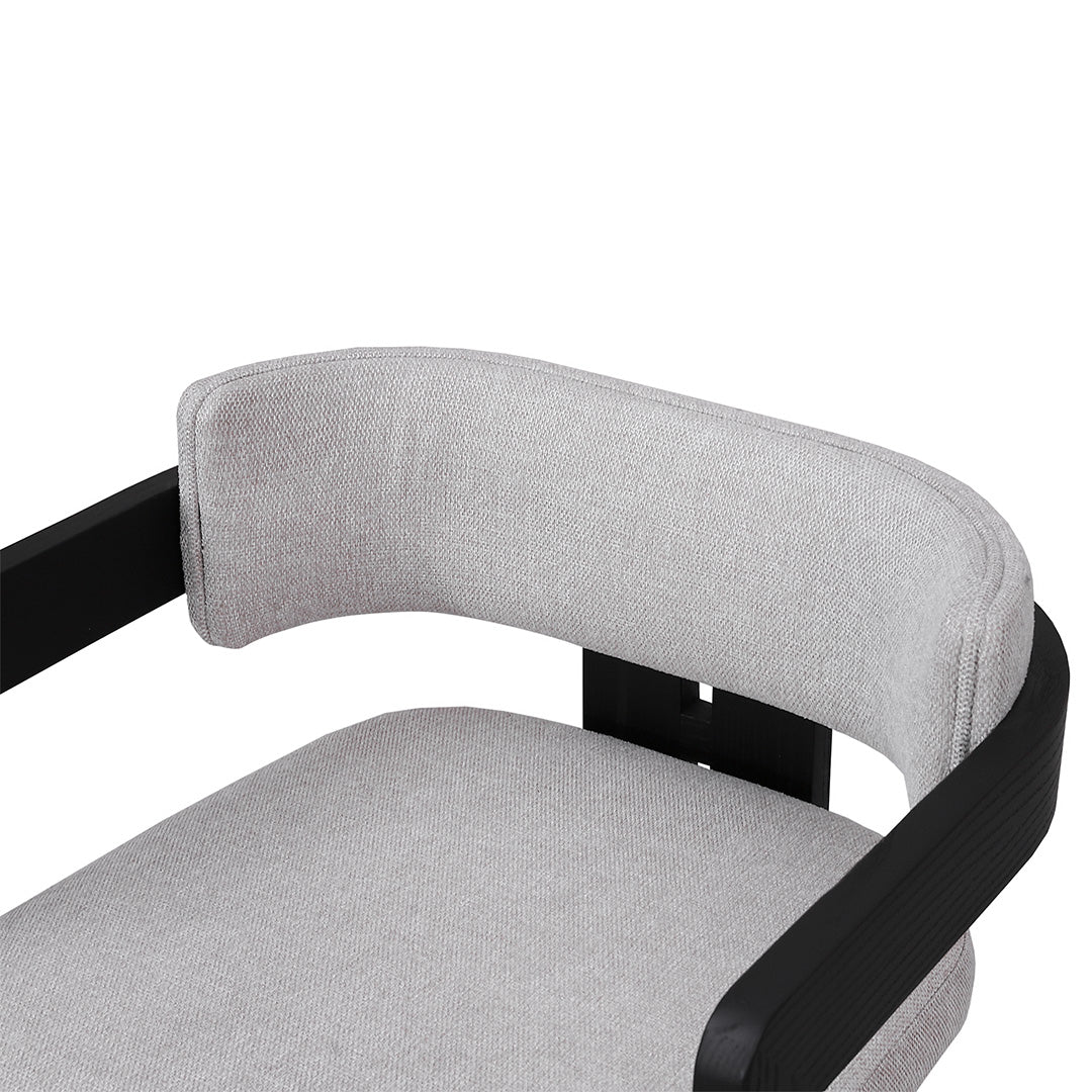 Black Dining Chair - Stone Beige (Set of 2)