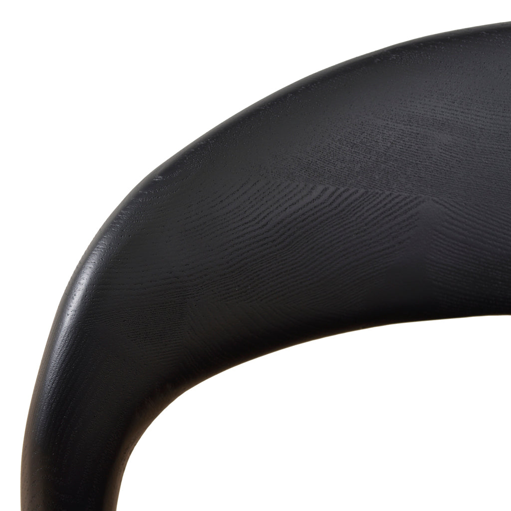 Set of 2 - Caspar Dining Chair - Full Black