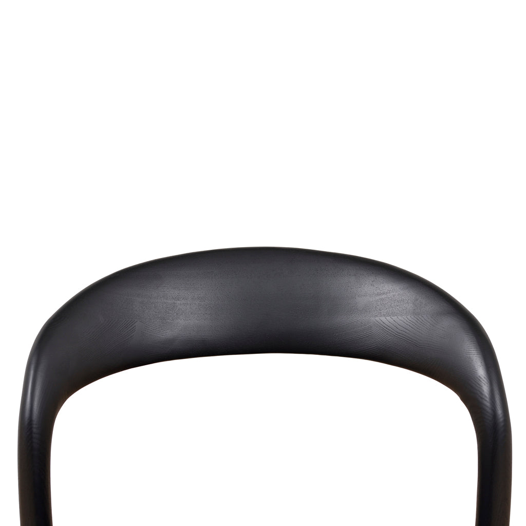 Set of 2 - Caspar Dining Chair - Full Black