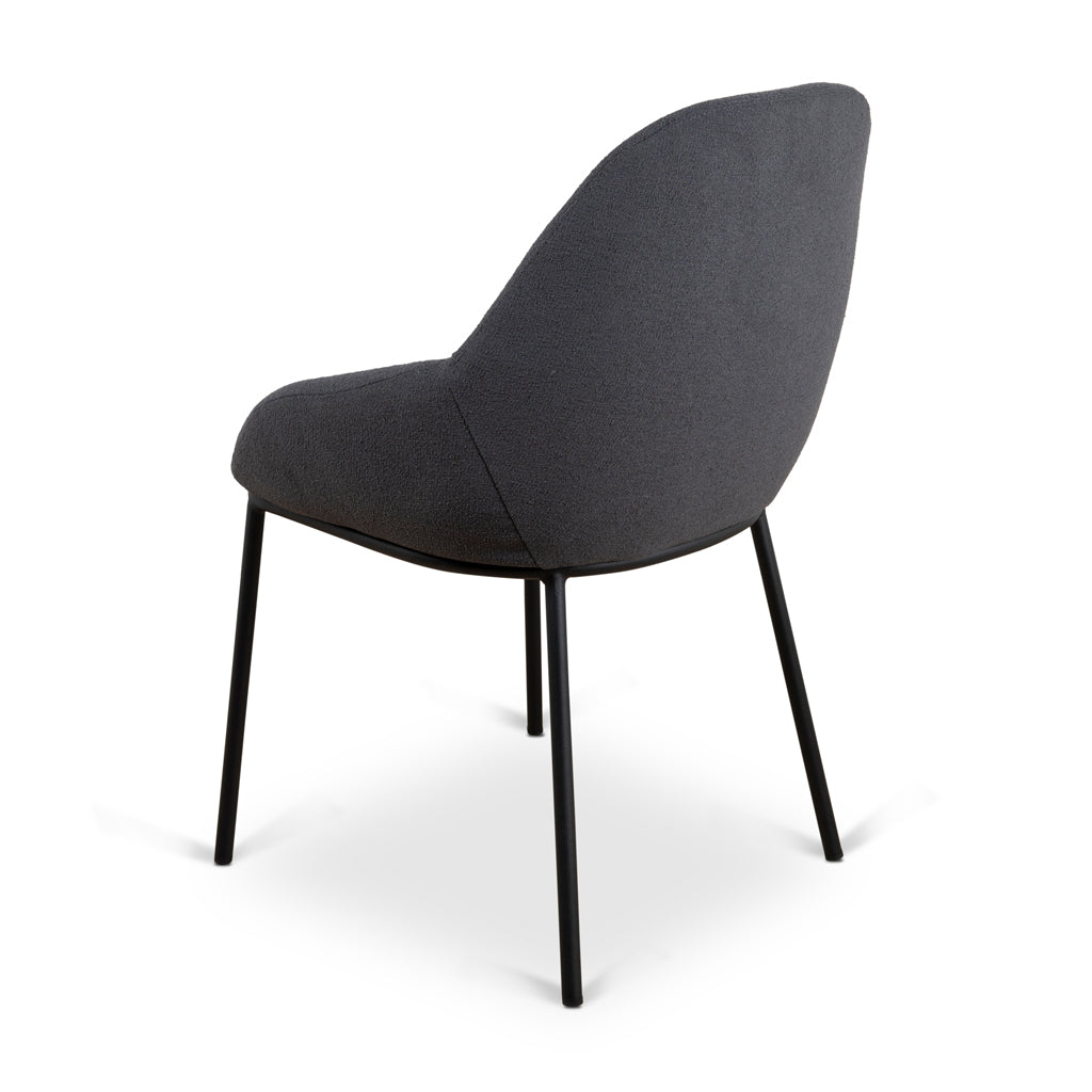 Fabric Dining Chair - Charcoal - image 4