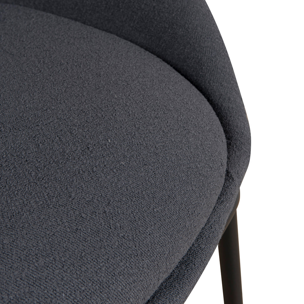 Fabric Dining Chair - Charcoal - image 7