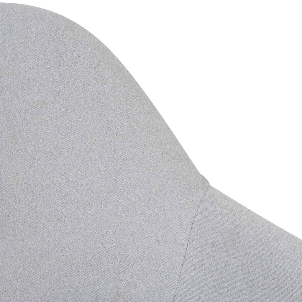 Fabric Dining Chair - Pale Grey - image 6