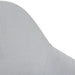 Fabric Dining Chair - Pale Grey - image 6