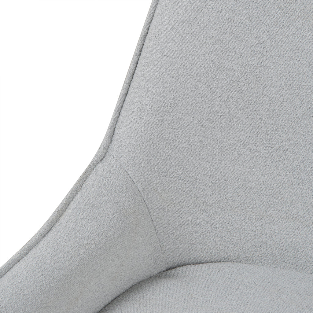 Fabric Dining Chair - Pale Grey