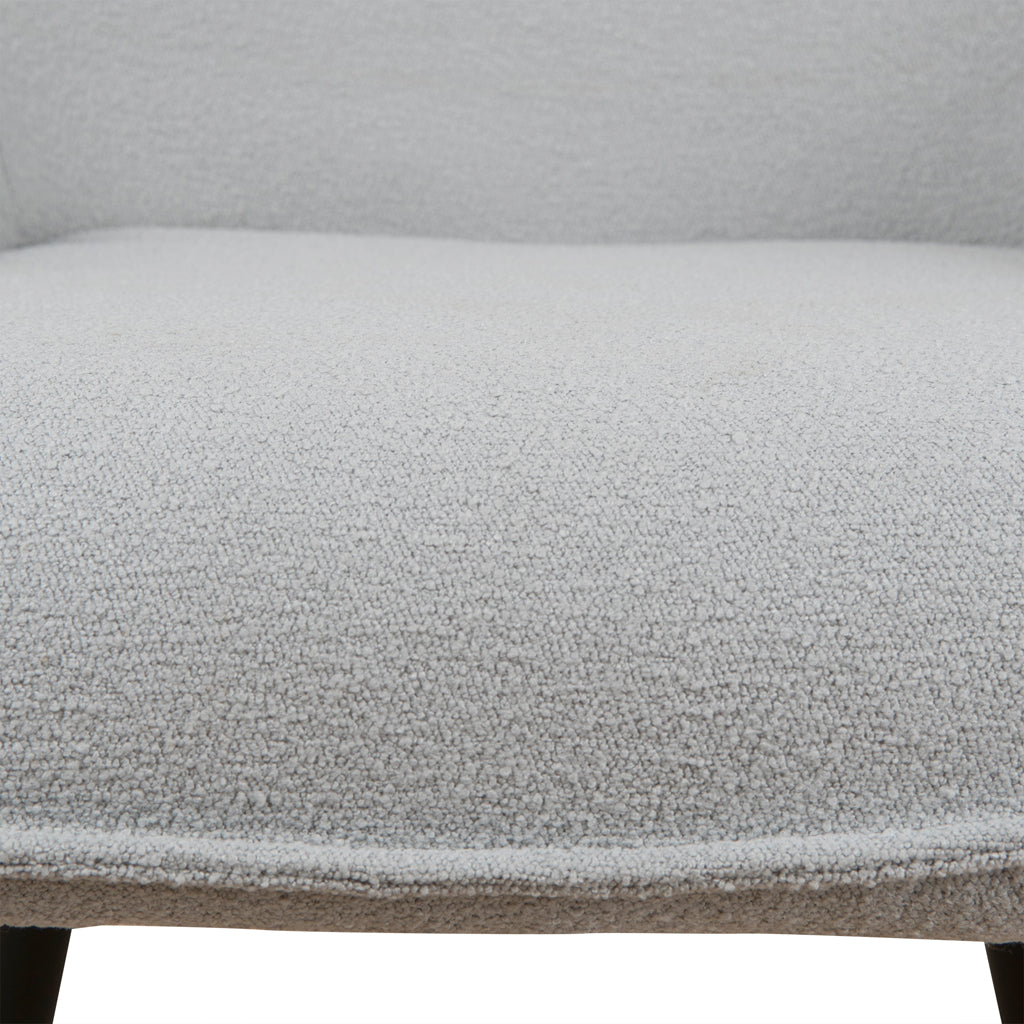 Fabric Dining Chair - Pale Grey - image 9