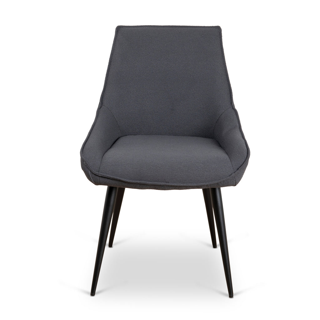 Fabric Dining Chair - Charcoal - image 2