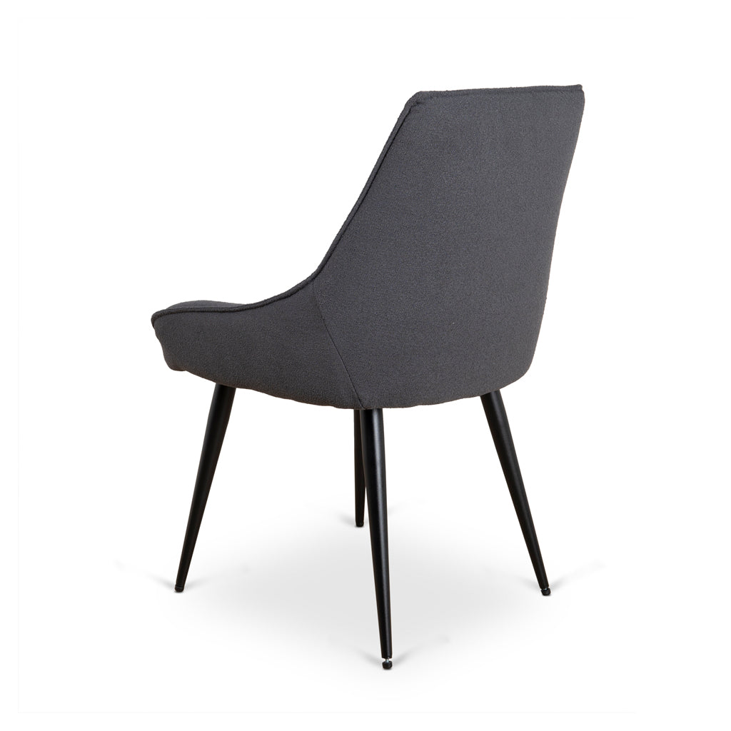 Fabric Dining Chair - Charcoal