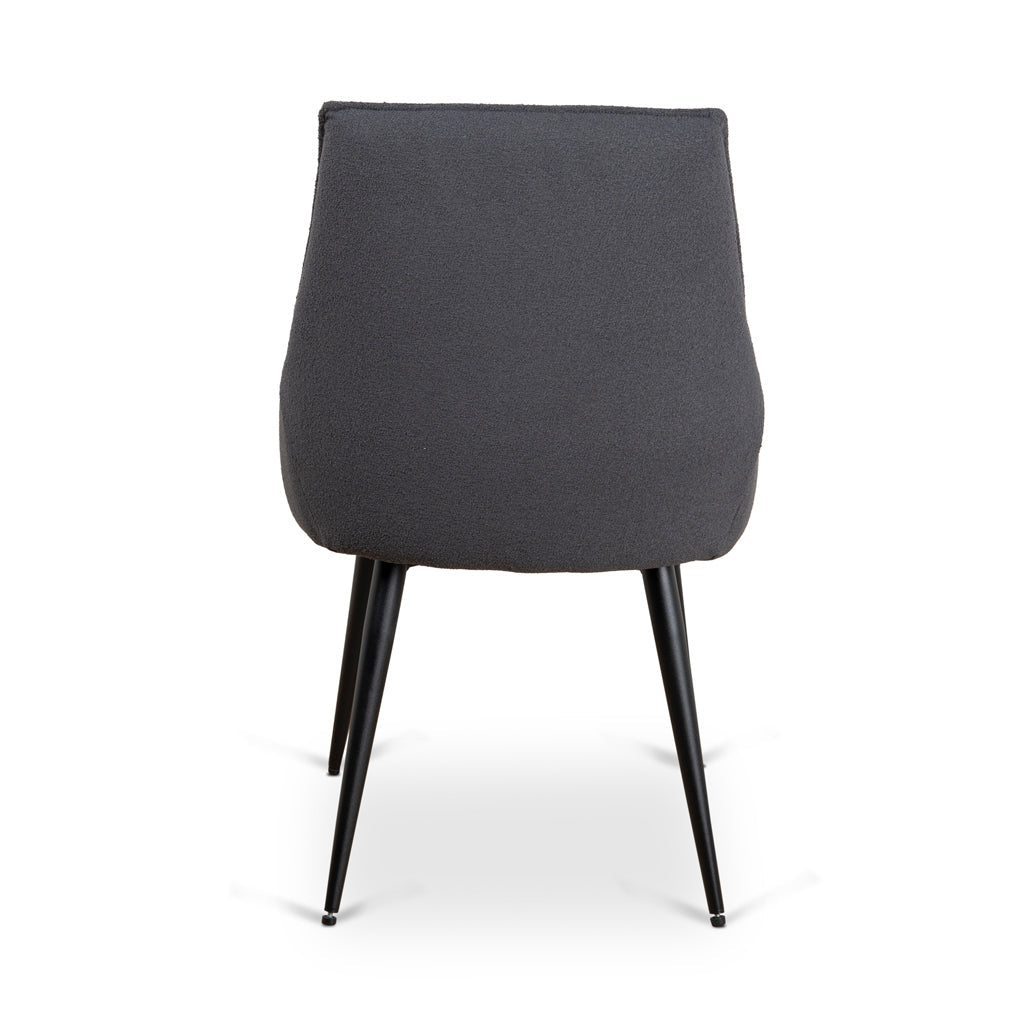 Fabric Dining Chair - Charcoal