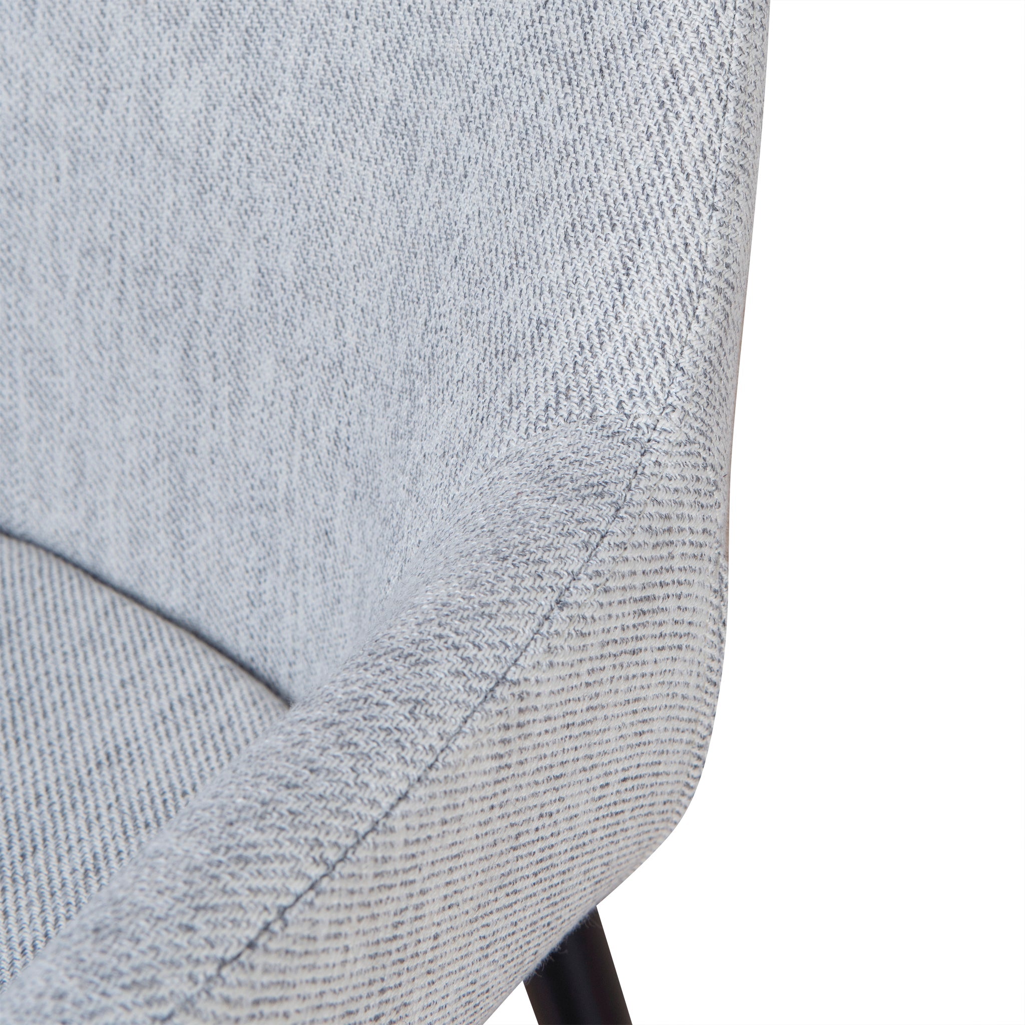 Fabric Dining chair - Silver Grey