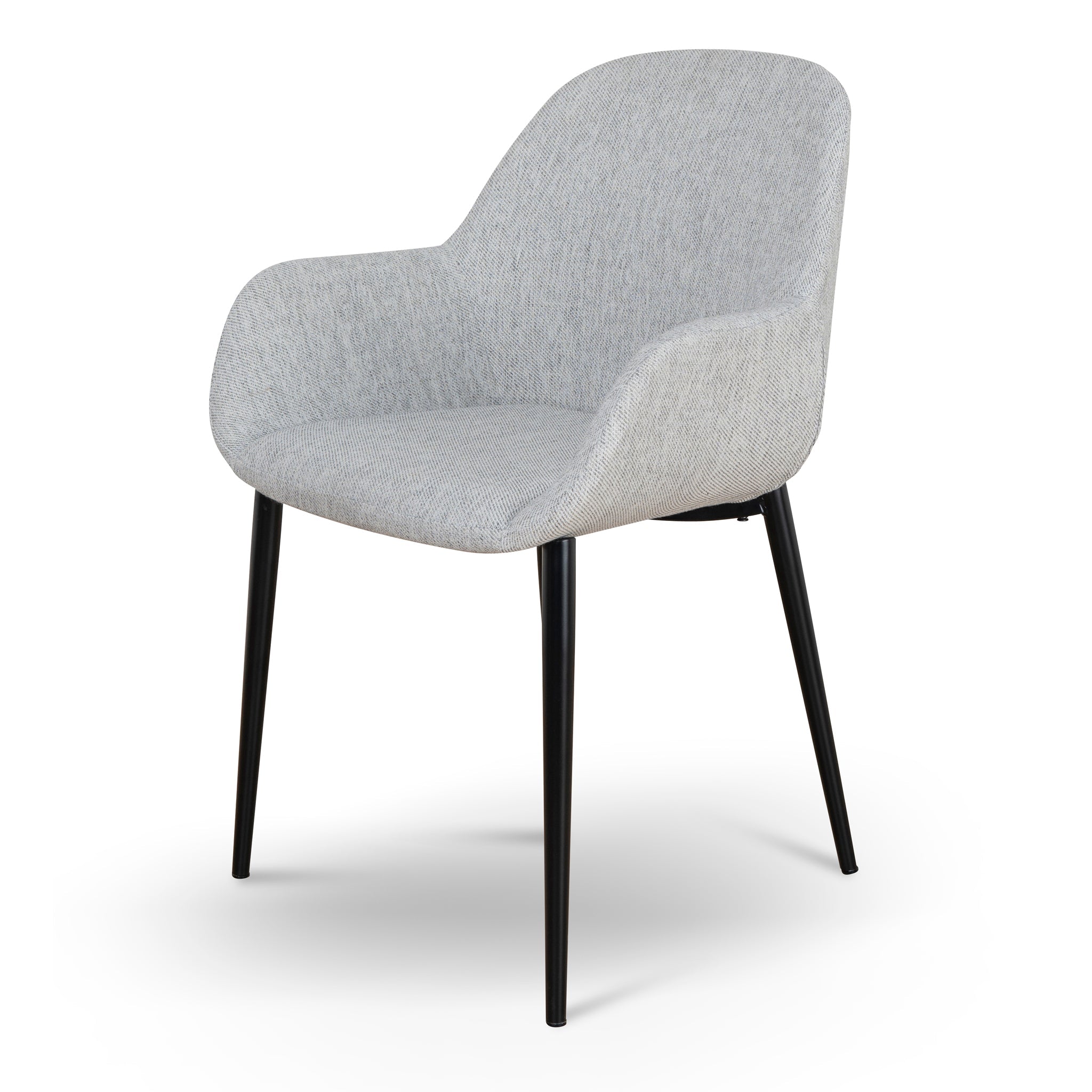 Fabric Dining chair - Silver Grey