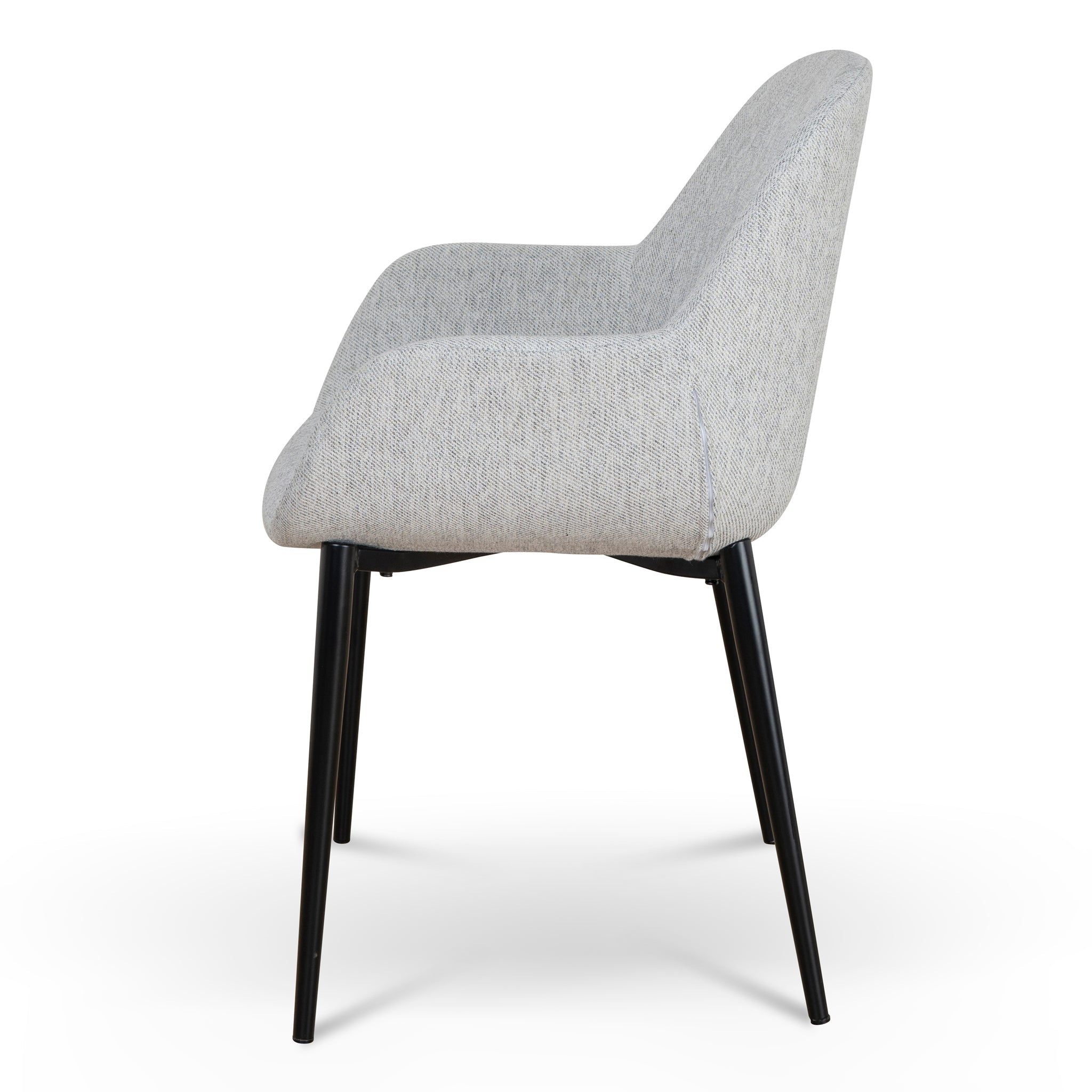CDC8948-SD Fabric Dining chair - Silver Grey (Set of 2)