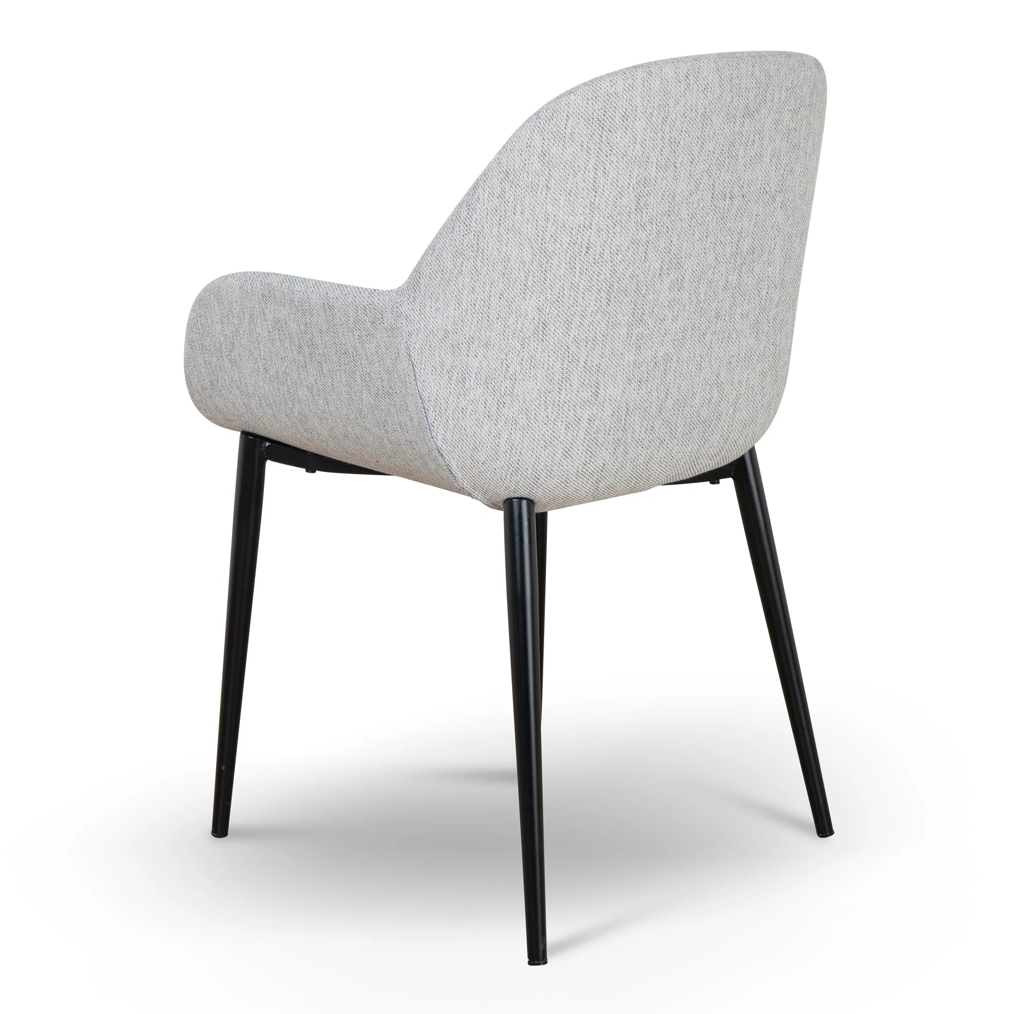 Showcasing Kicena Fabric Dining chair - Silver Grey (Set of 2) DC8948-SDx2 Dining Chair by Calibre Furniturs