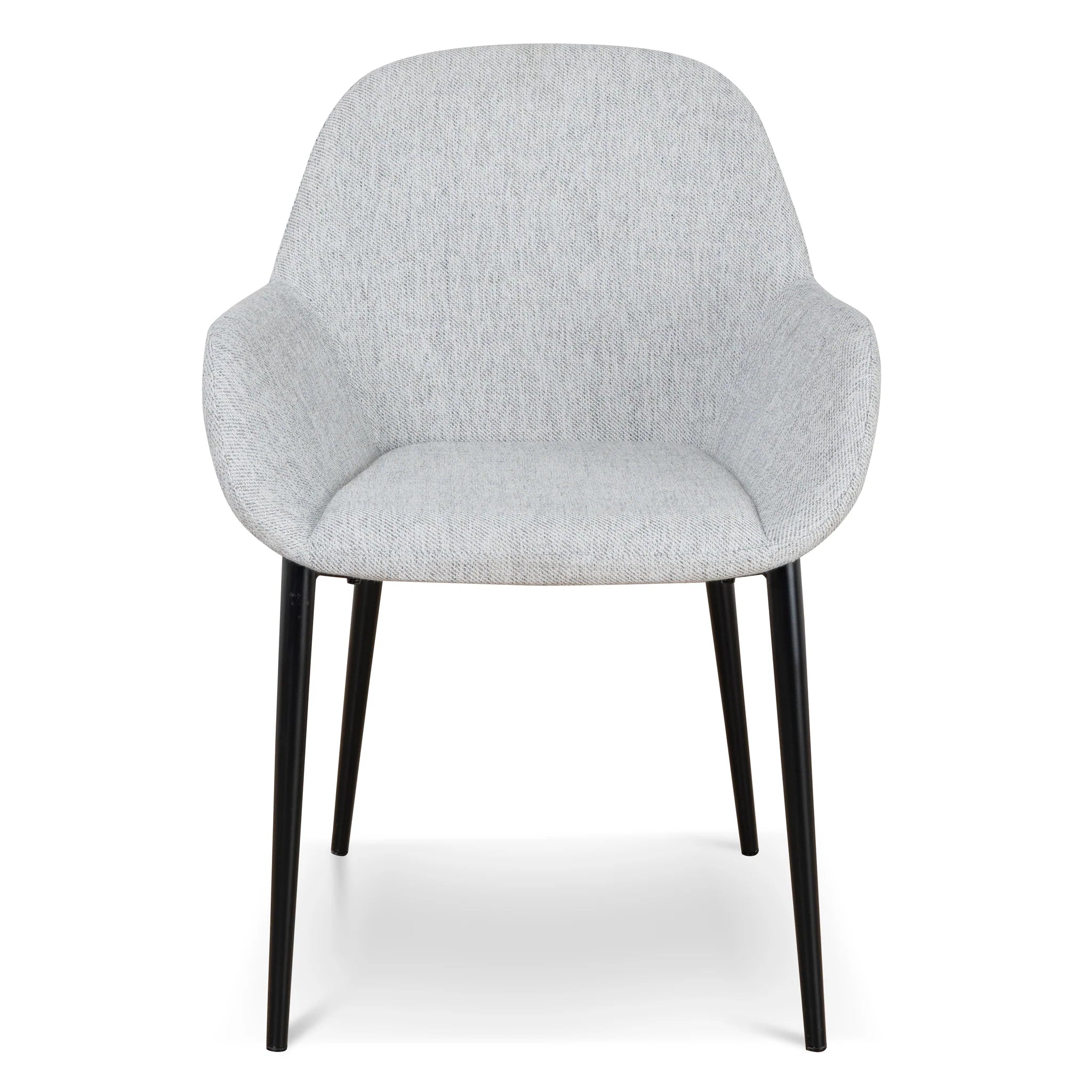 Kicena Fabric Dining chair - Silver Grey (Set of 2)