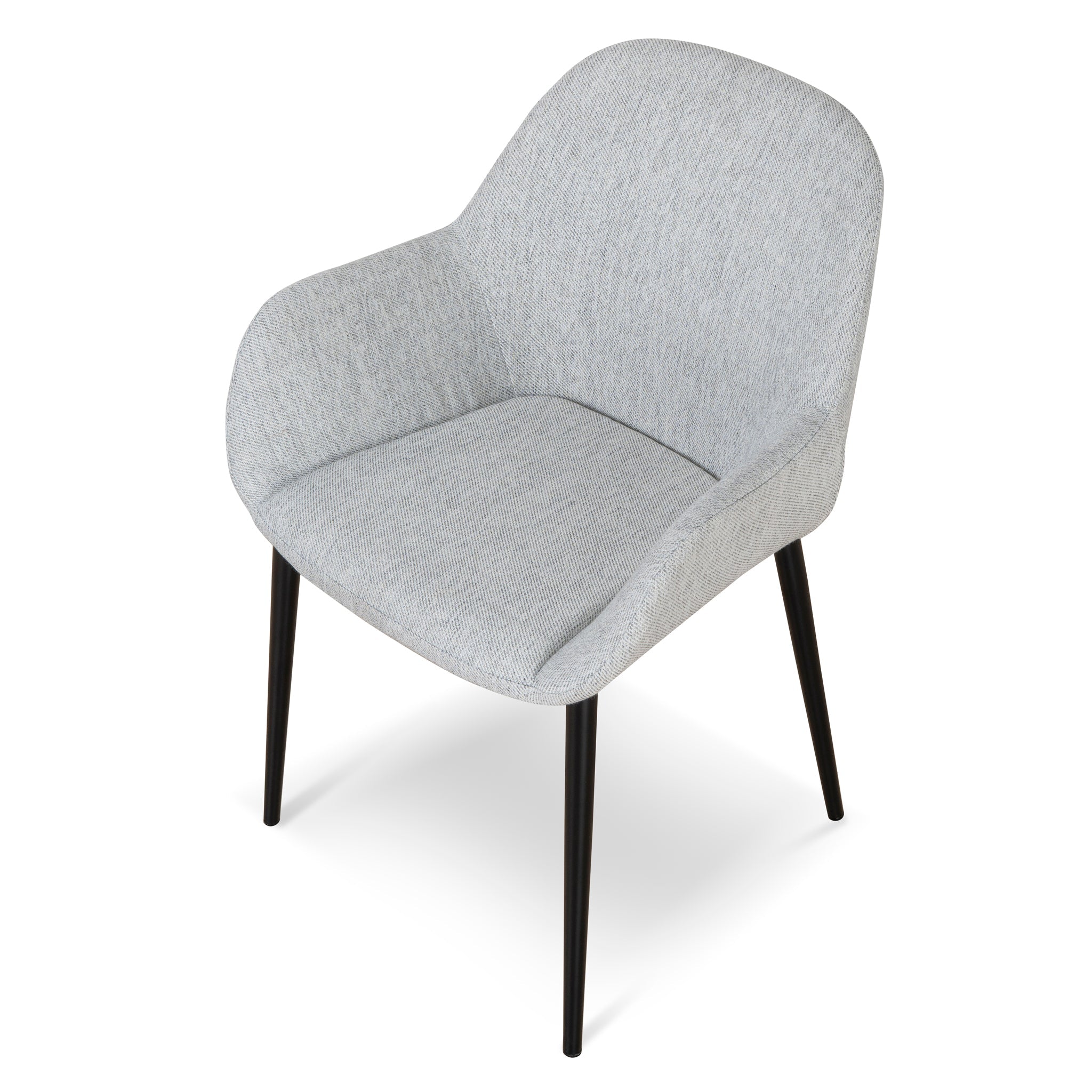 Fabric Dining chair - Silver Grey (Set of 2) - image 7