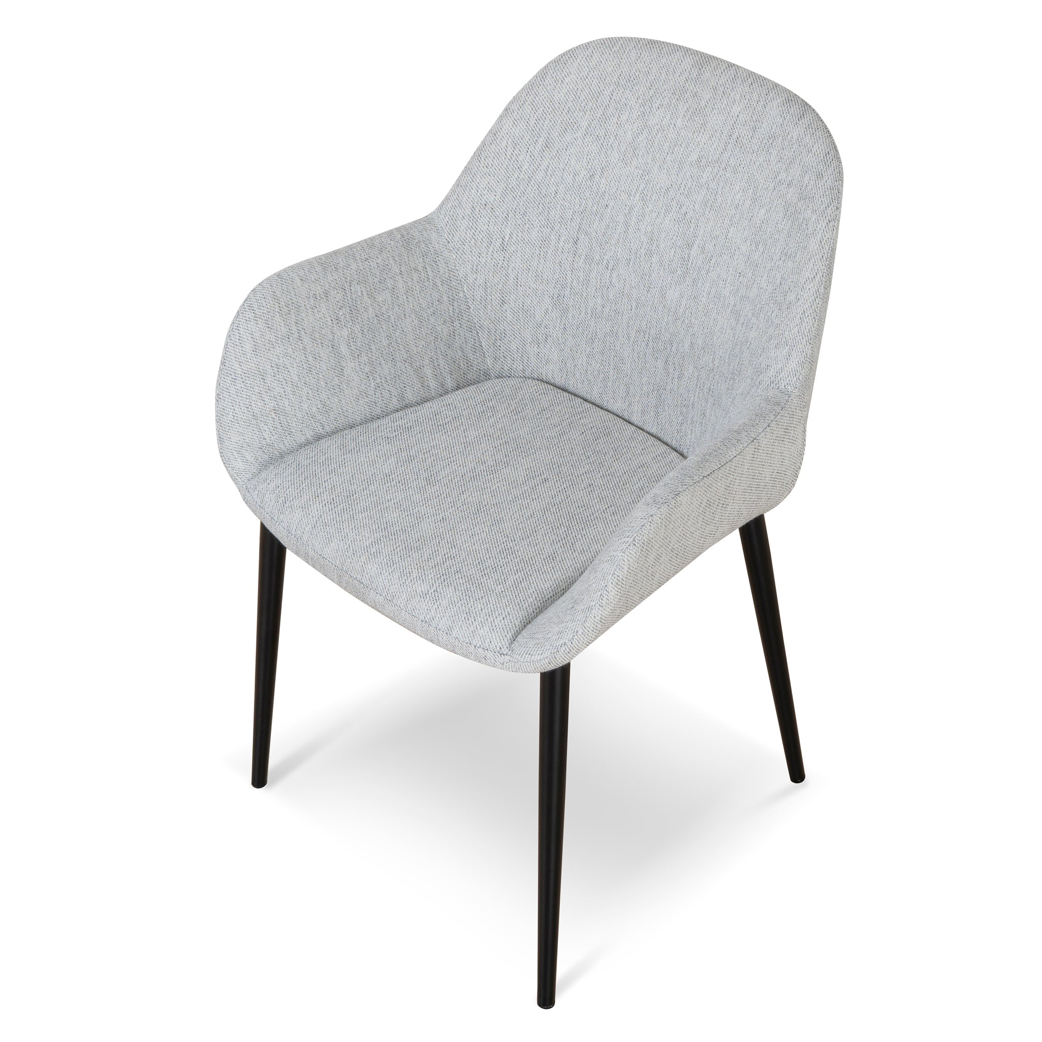 Fabric Dining chair - Silver Grey