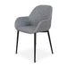 Fabric Dining chair - Lava Grey (Set of 2) - image 4