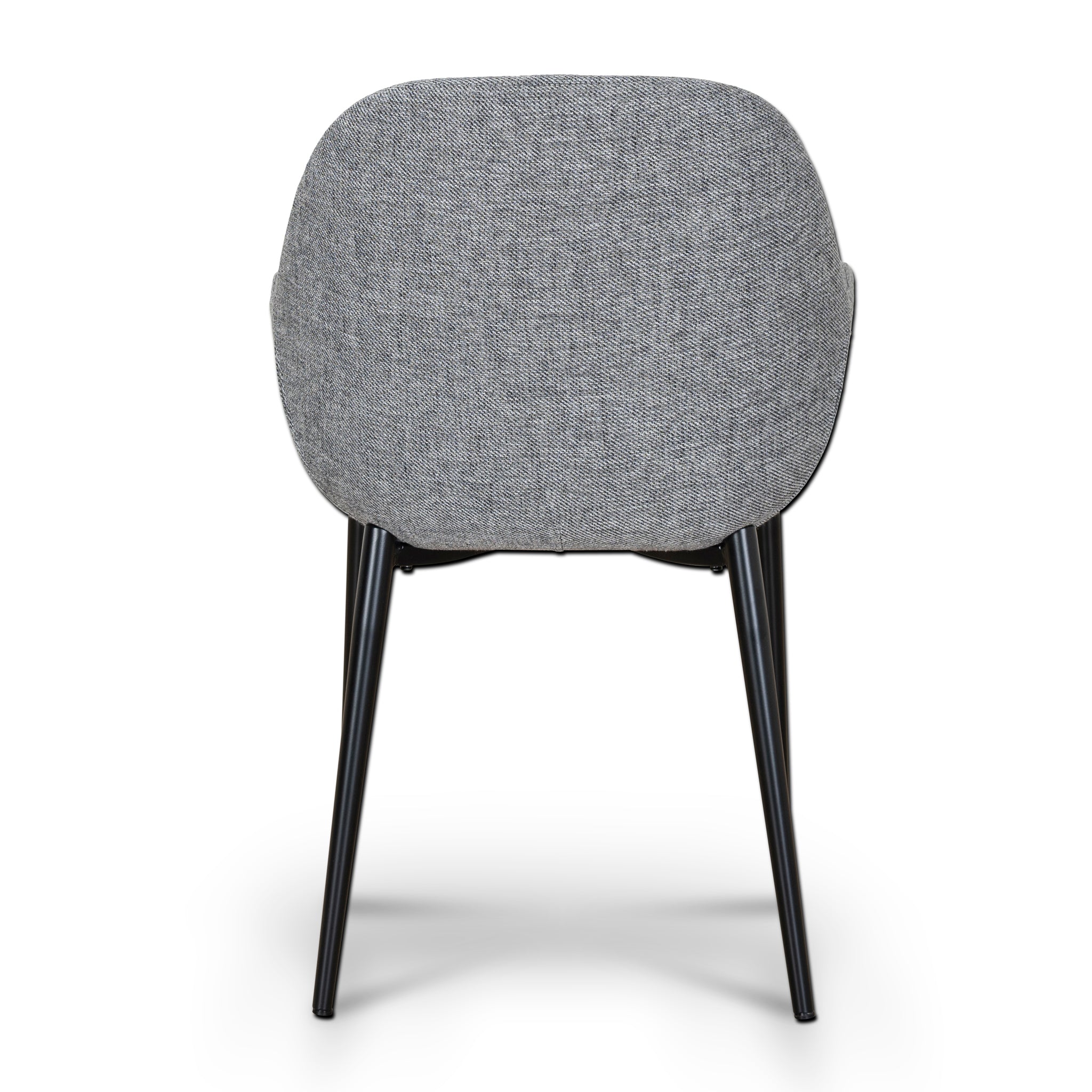 Set of 2 - Lynton Fabric Dining chair - Lava Grey