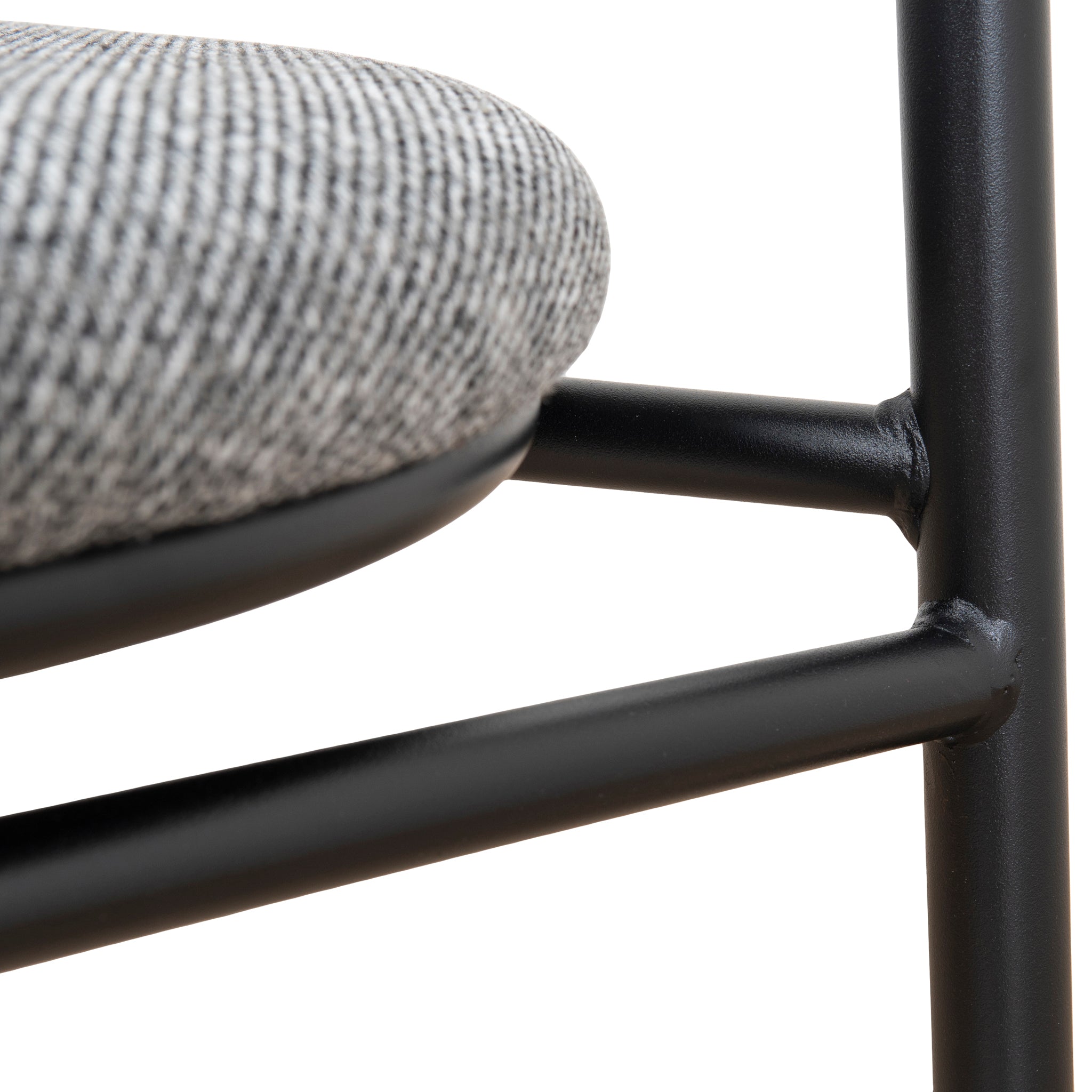 Set of 2 - Oneal Fabric Dining Chair - Lava Grey